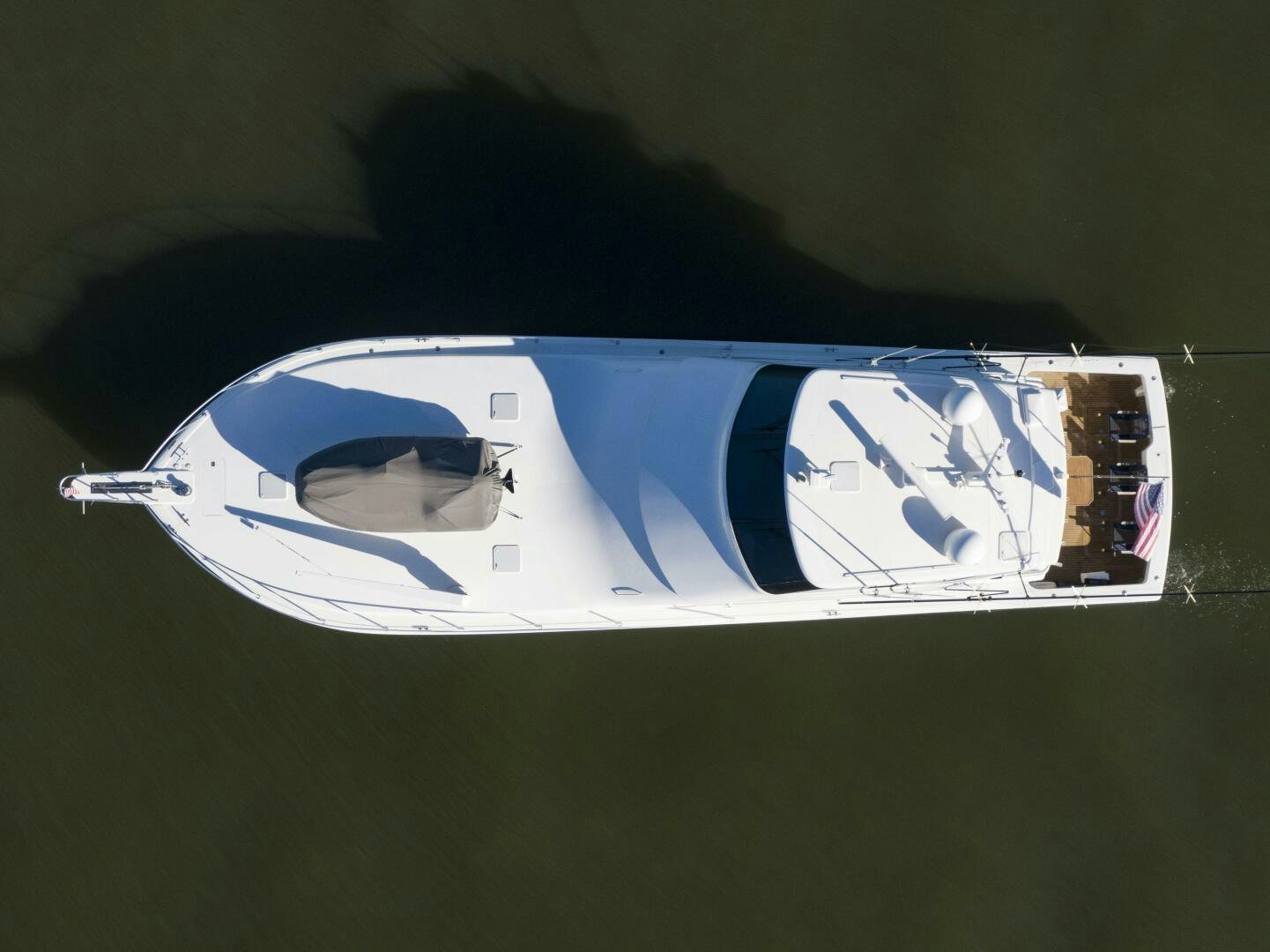 a close-up of a logo aboard PRIME TIME Yacht for Sale