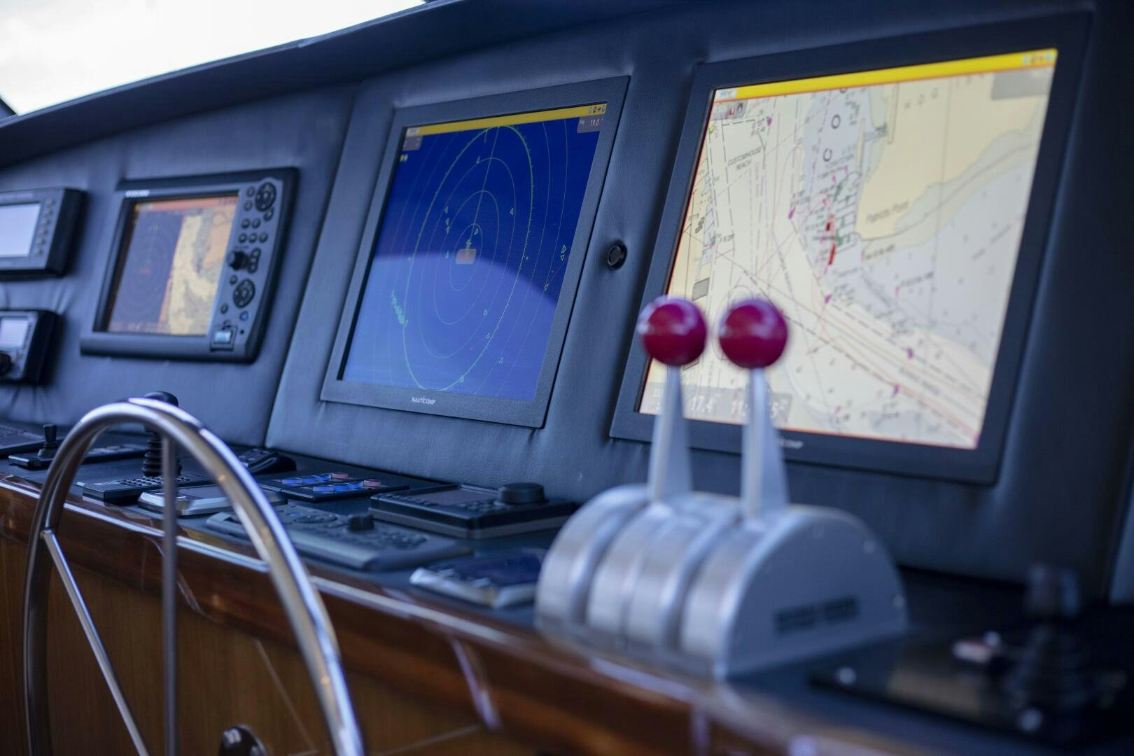 a machine on the counter aboard PRIME TIME Yacht for Sale