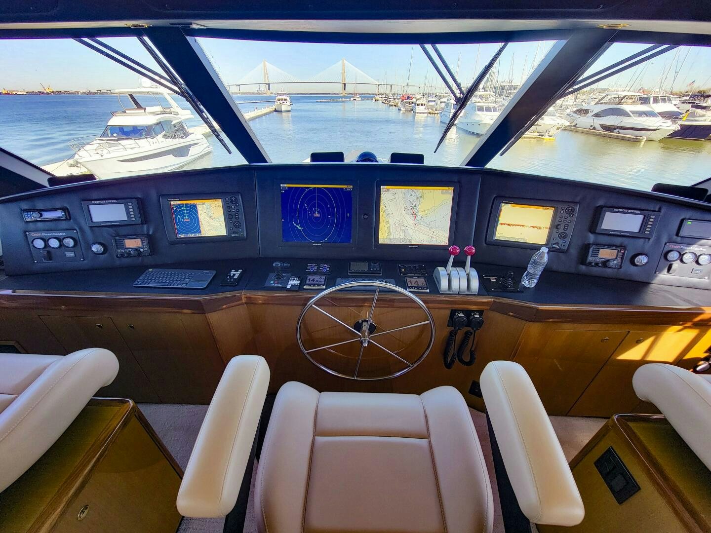 inside of a boat aboard PRIME TIME Yacht for Sale
