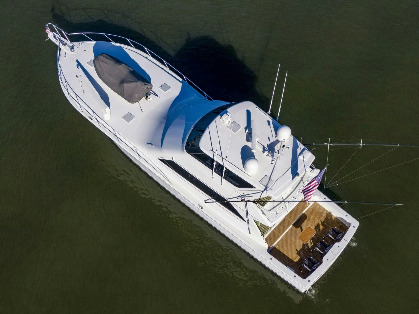 a boat on the water aboard PRIME TIME Yacht for Sale