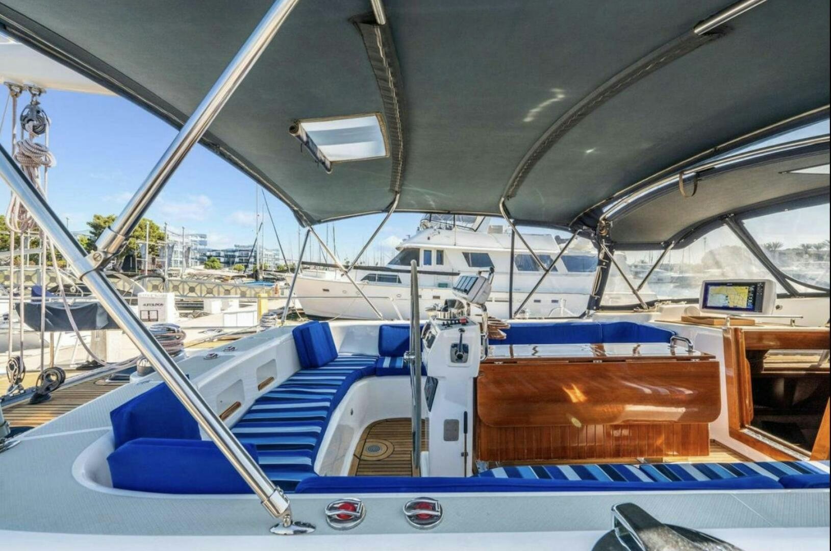 a boat on the water aboard PERFECT SYMMETRY 5 Yacht for Sale
