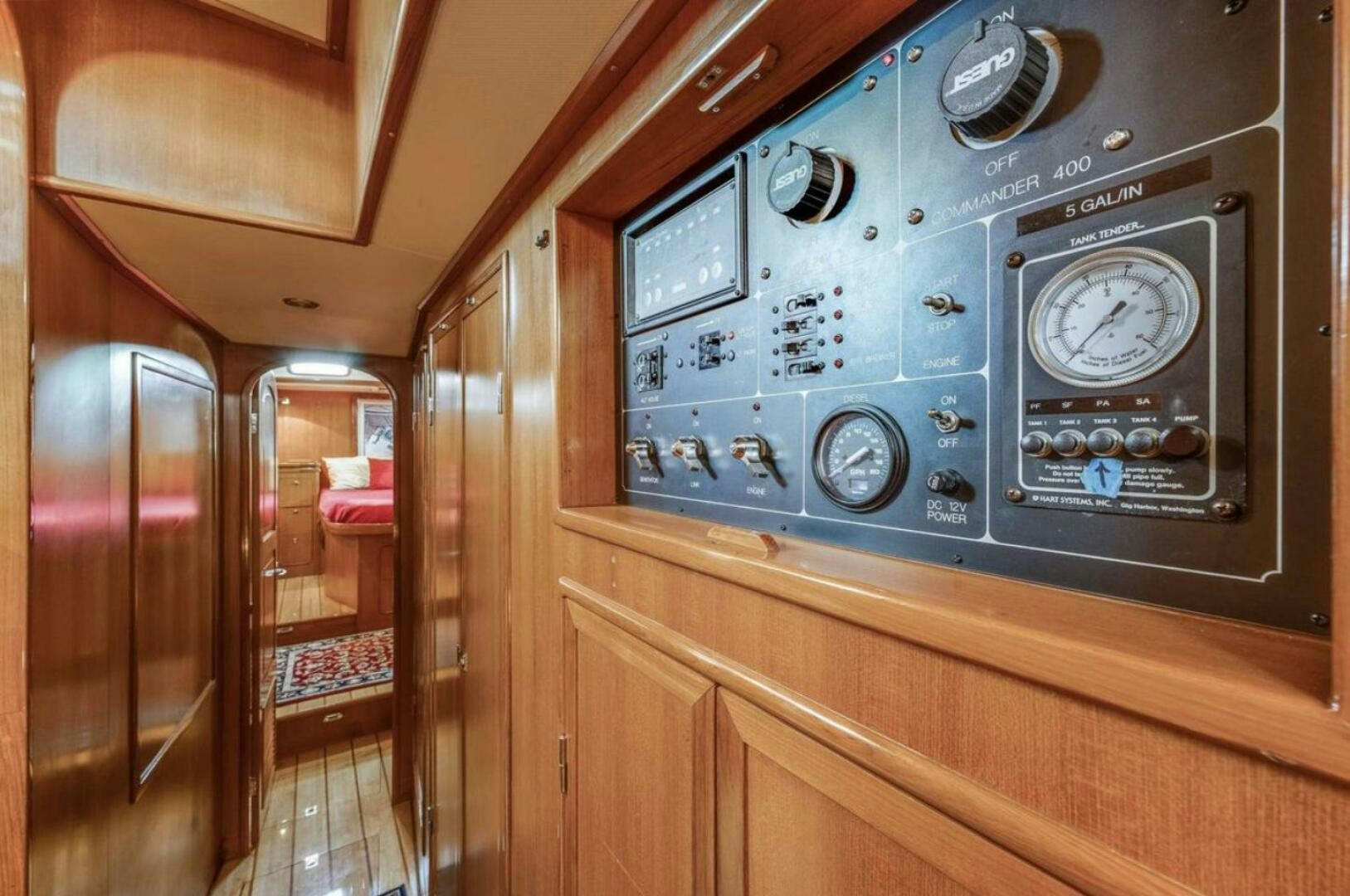 a large machine with a screen aboard PERFECT SYMMETRY 5 Yacht for Sale