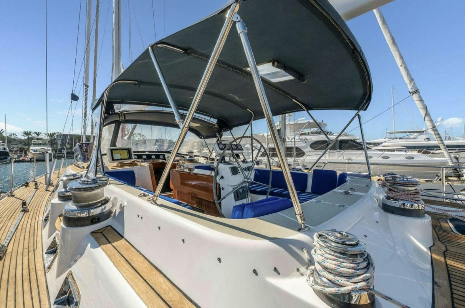 a boat on the water aboard PERFECT SYMMETRY 5 Yacht for Sale