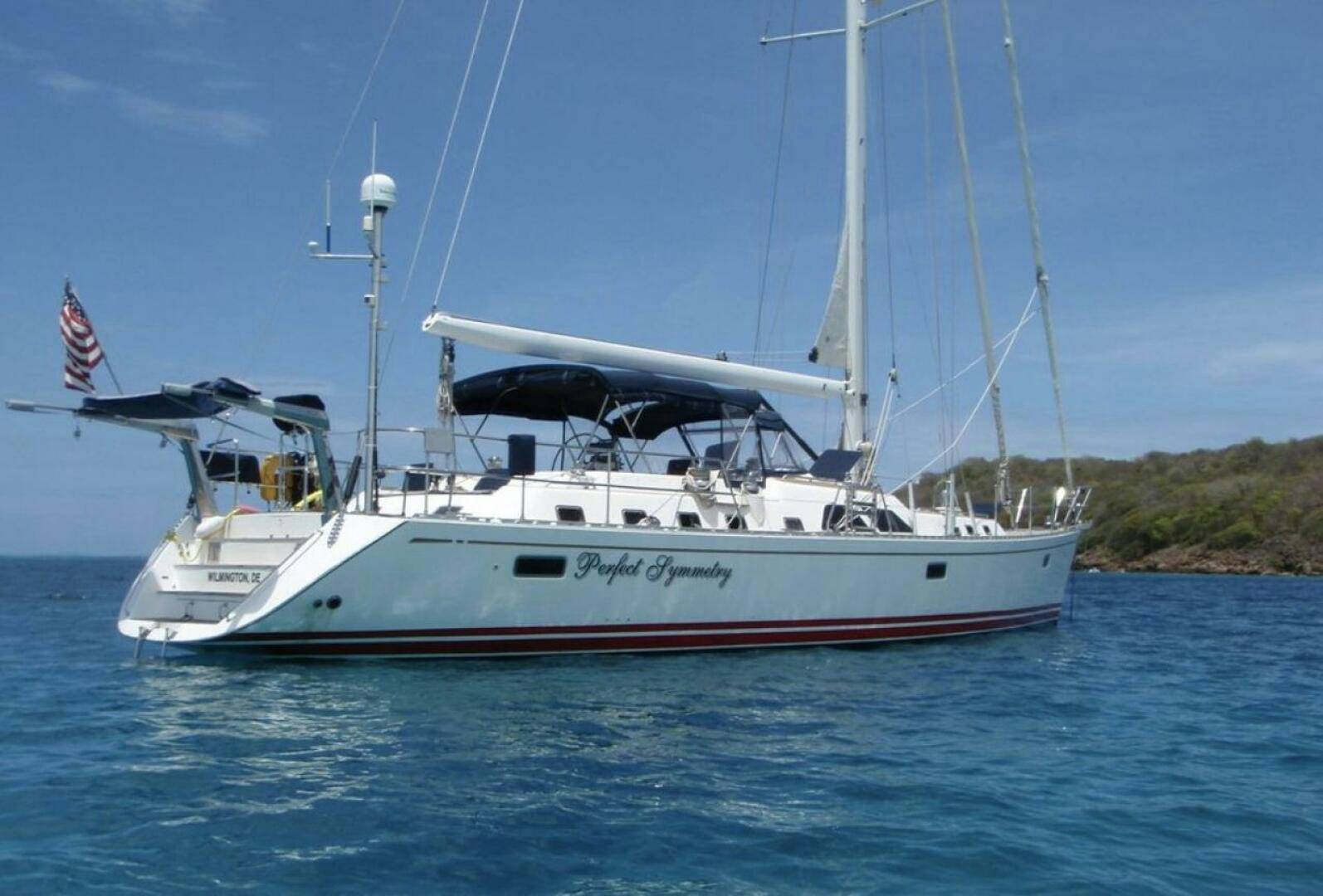 a boat on the water aboard PERFECT SYMMETRY 5 Yacht for Sale