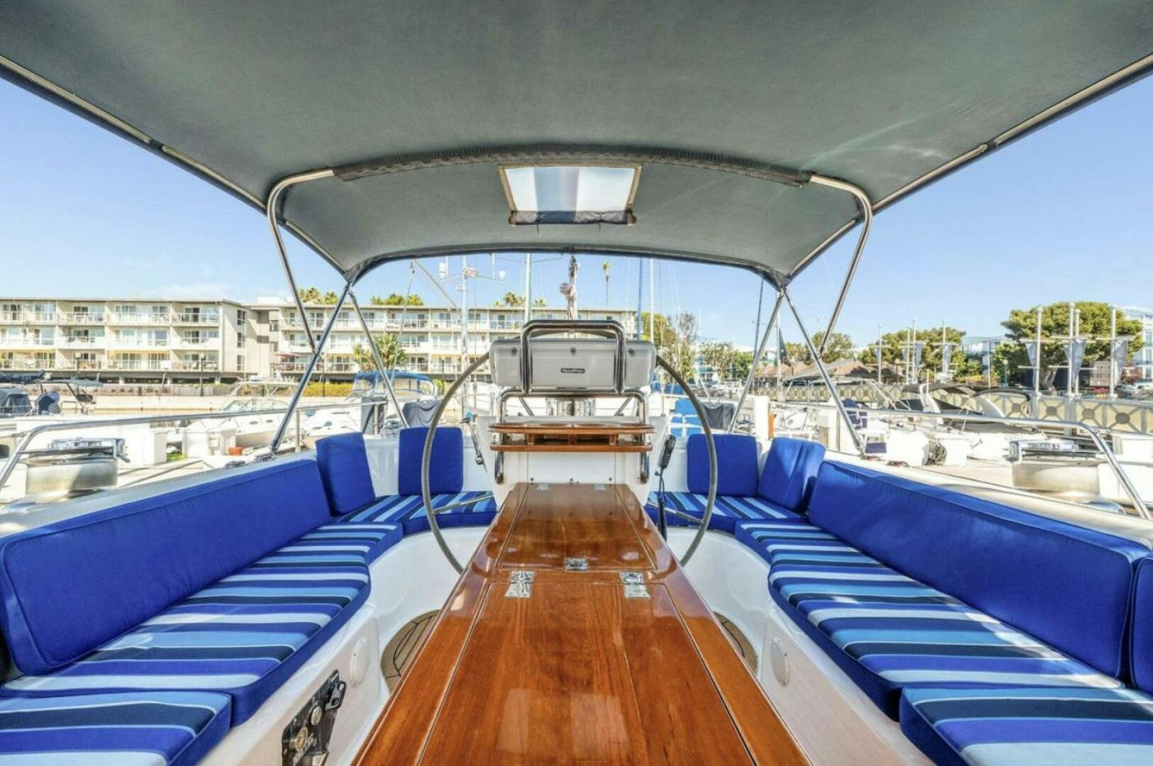 a boat on the water aboard PERFECT SYMMETRY 5 Yacht for Sale