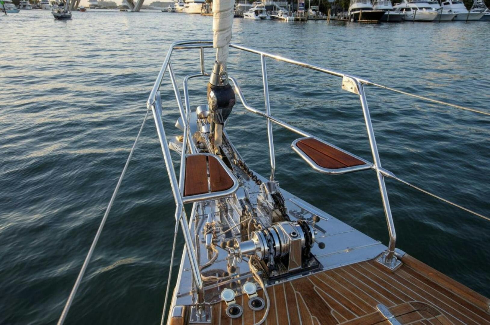 a boat on the water aboard RAGNAR Yacht for Sale