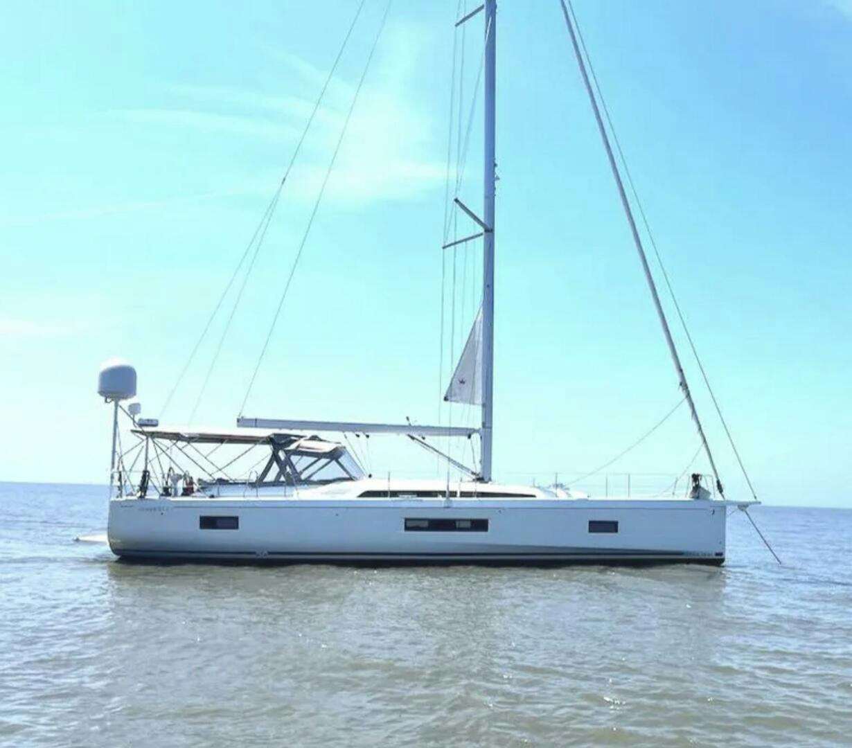 a boat on the water aboard SEAWEED Yacht for Sale