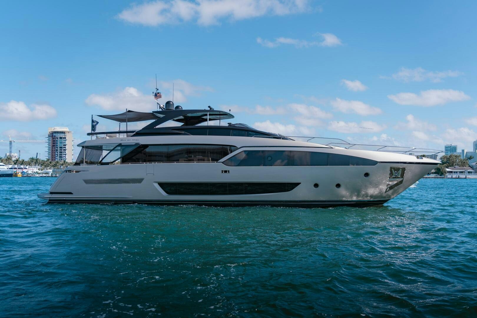 a boat in the water aboard BEYOND BEYOND Yacht for Sale