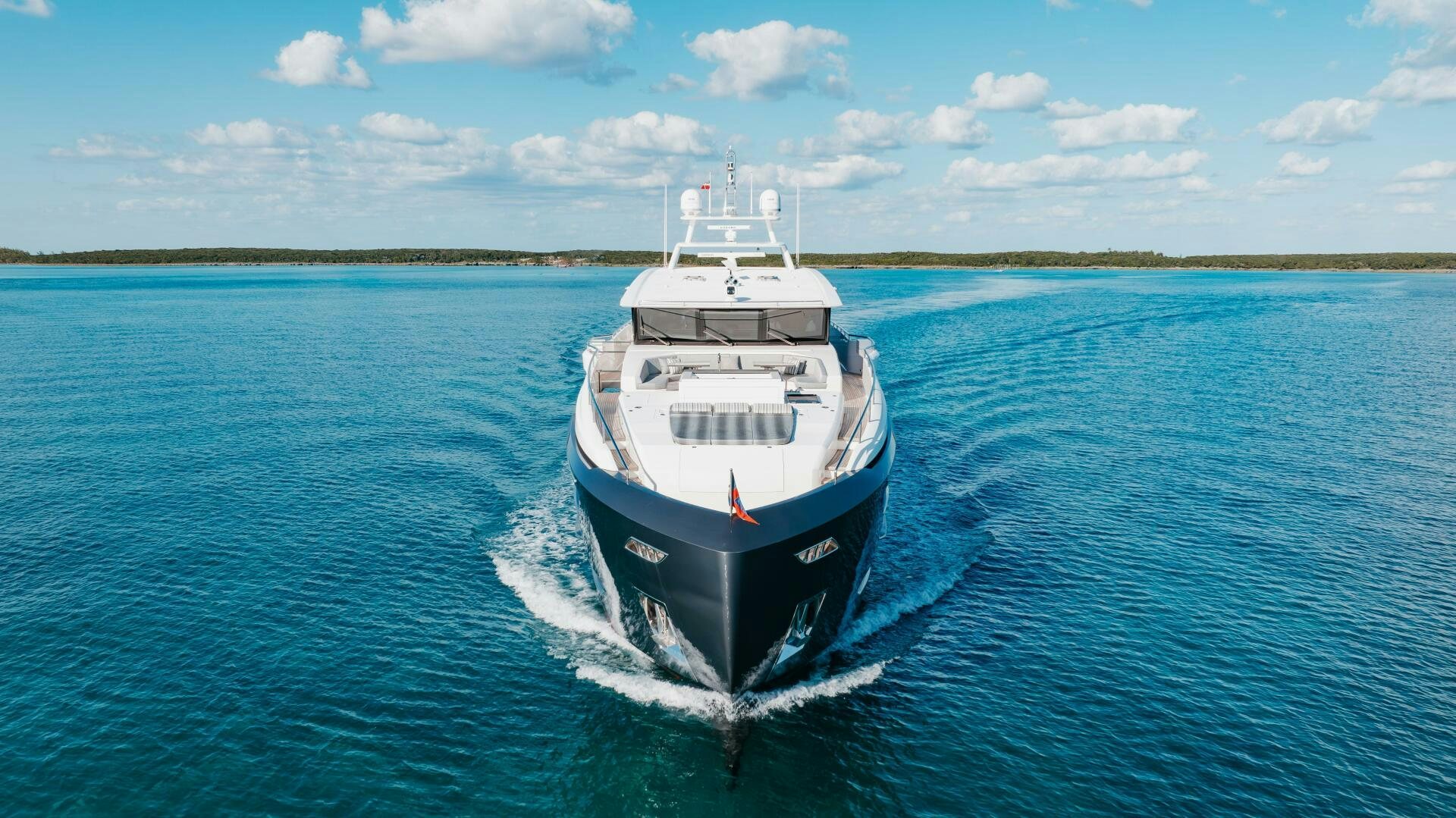 a boat on the water aboard UNTETHERED Yacht for Sale