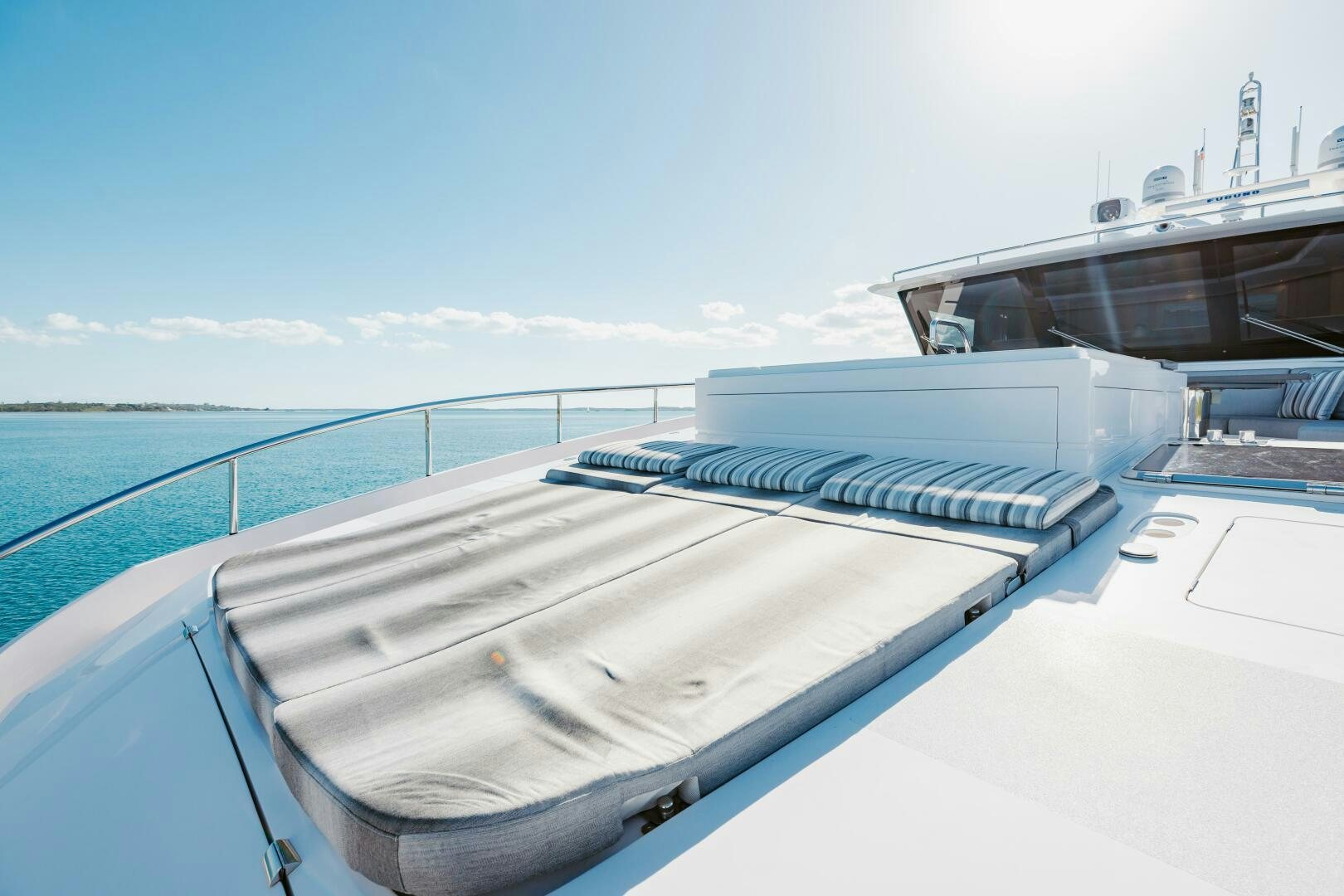 a boat on the water aboard UNTETHERED Yacht for Sale