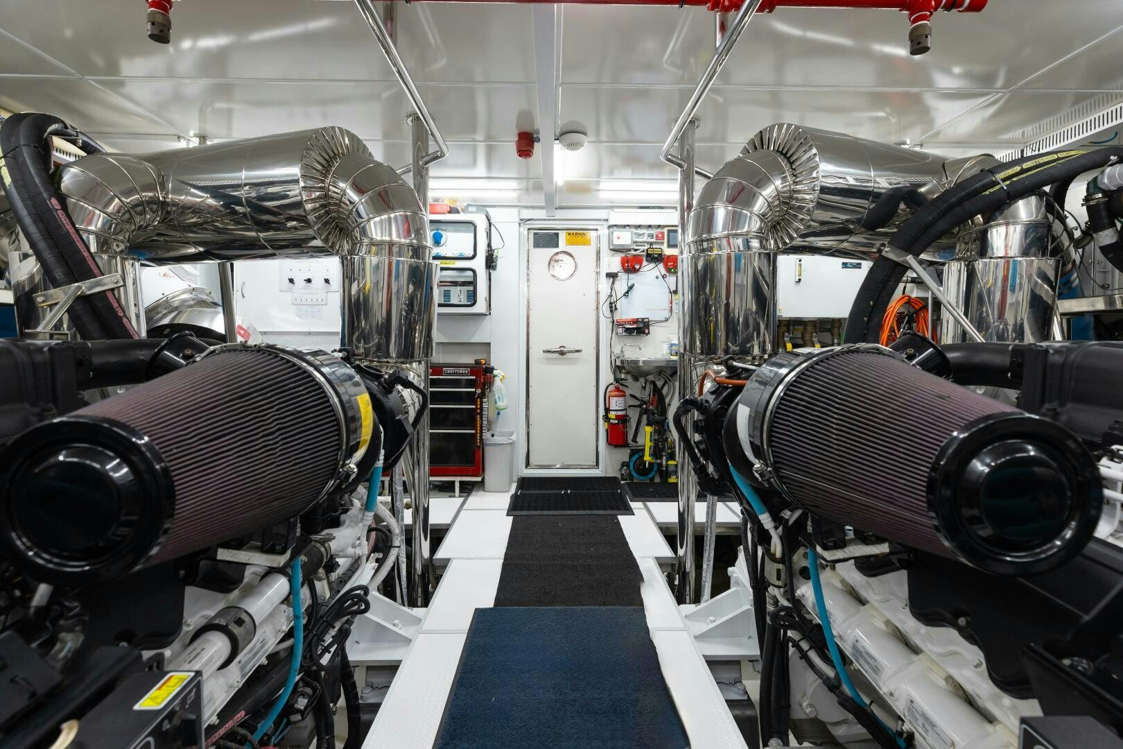 a room with a machine aboard UNTETHERED Yacht for Sale