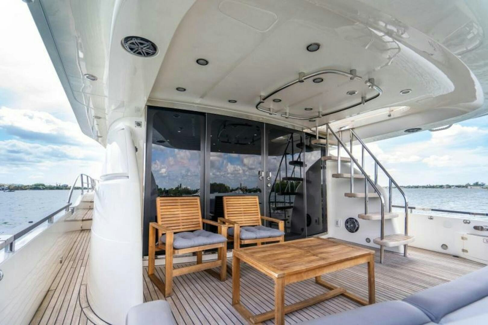 a boat on the water aboard AQUABELLA Yacht for Sale