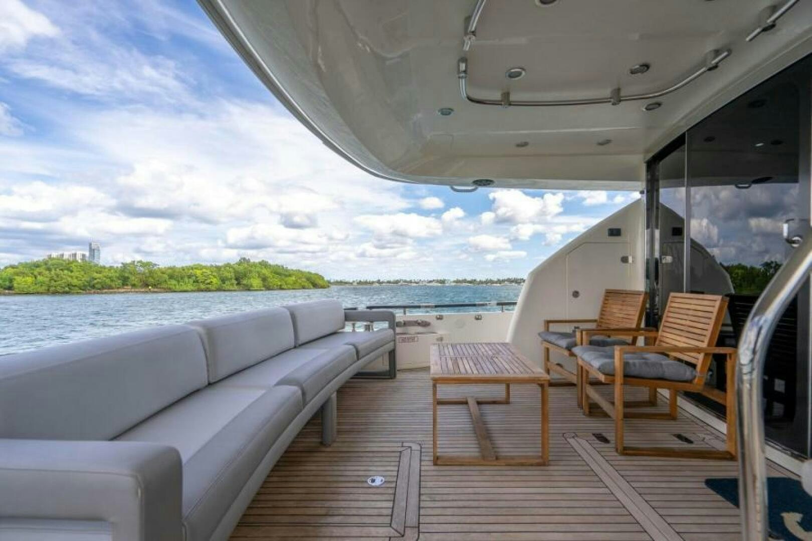 a boat on the water aboard AQUABELLA Yacht for Sale