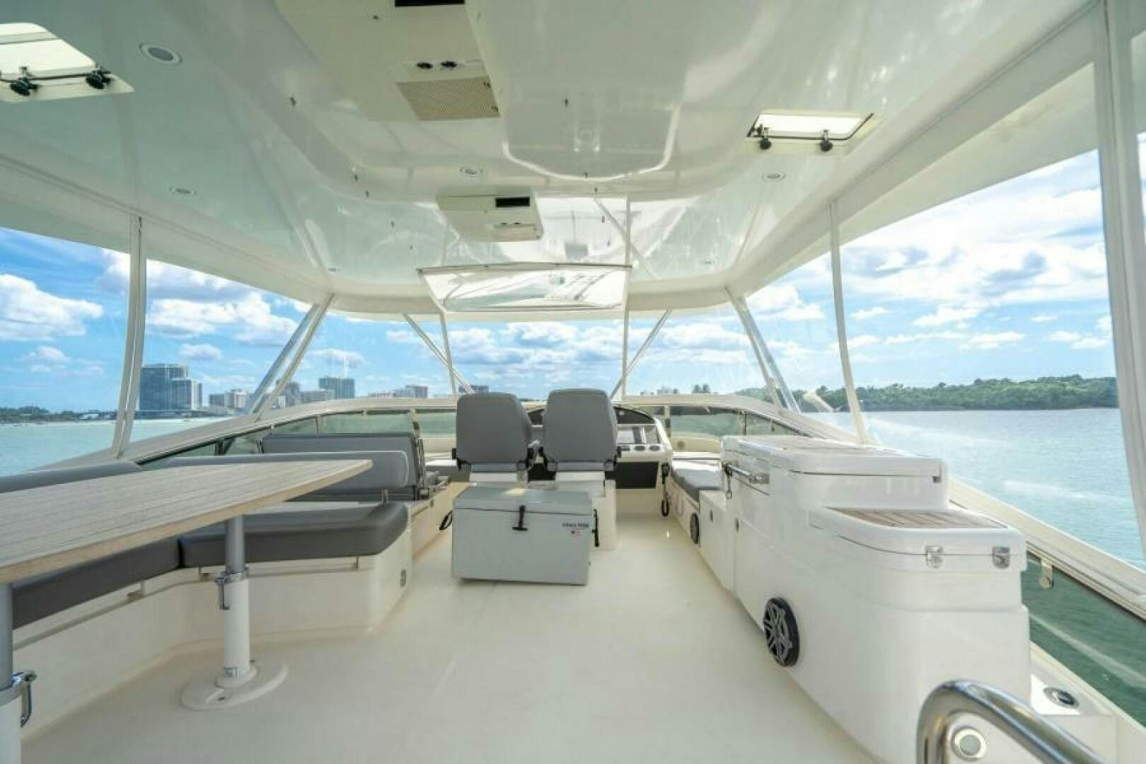 inside of a boat aboard AQUABELLA Yacht for Sale