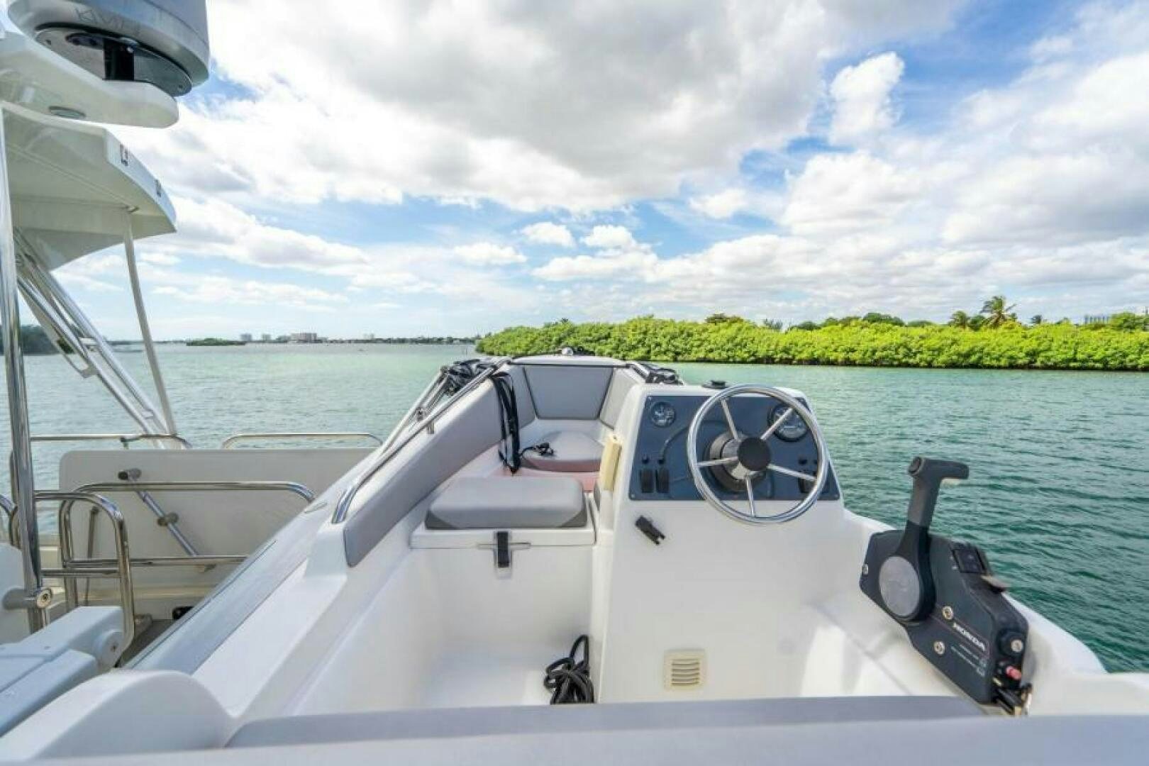 a boat on the water aboard AQUABELLA Yacht for Sale