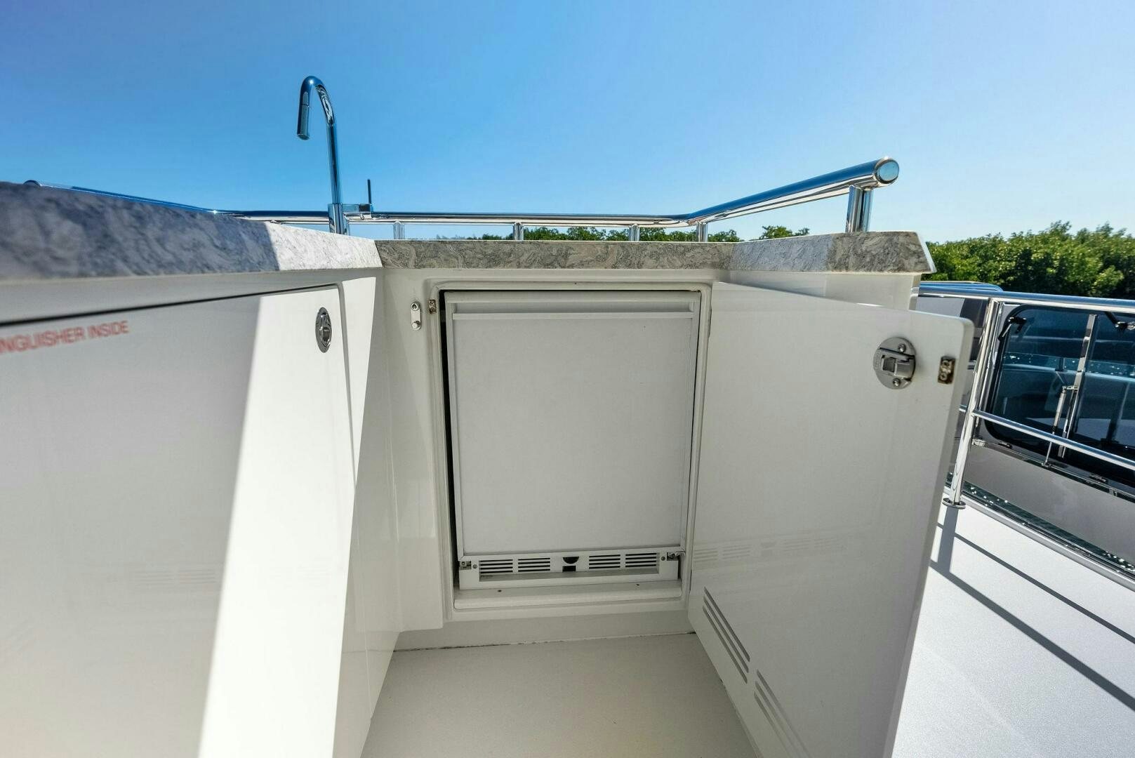 a group of white refrigerators aboard SUNNY SEAJAY Yacht for Sale