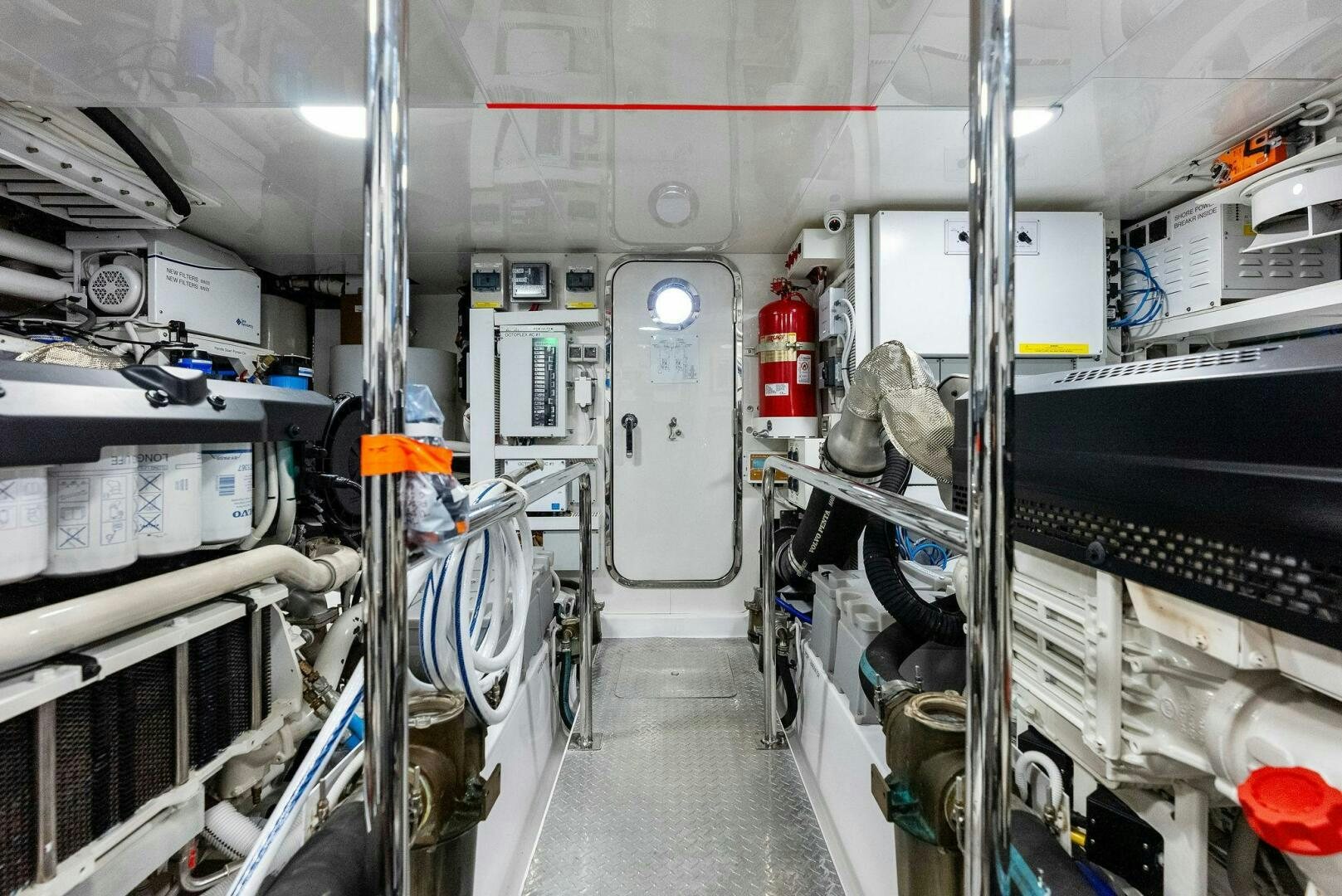 a room with machinery aboard SUNNY SEAJAY Yacht for Sale