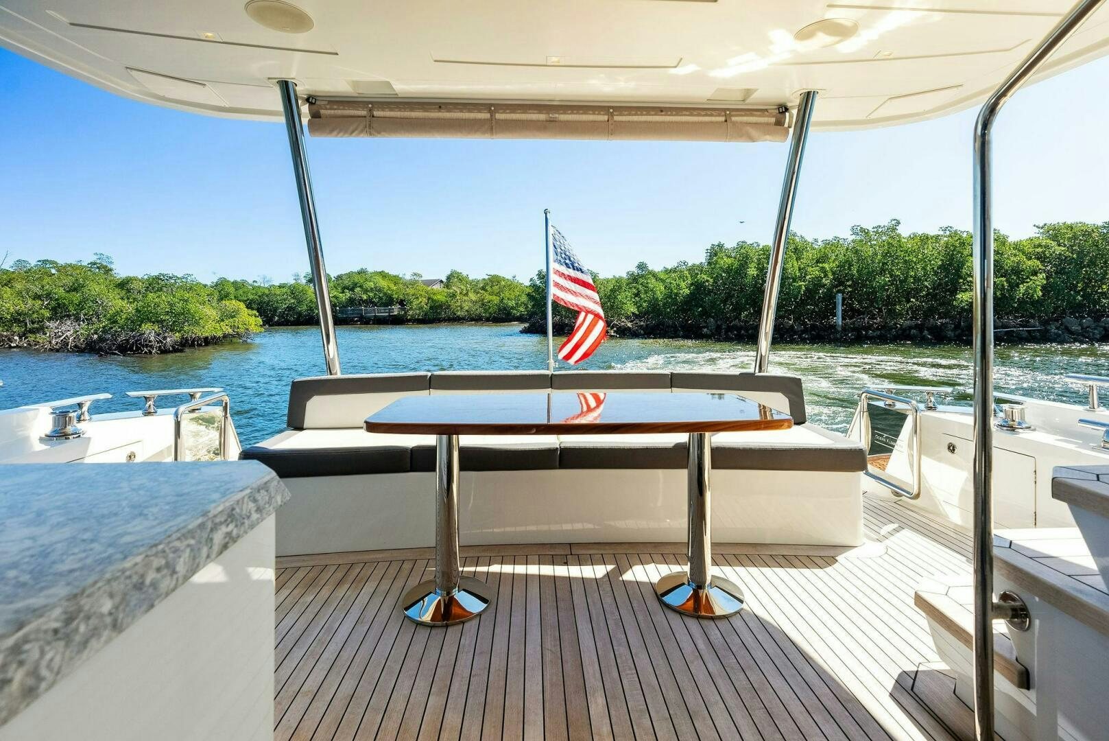 a boat on the water aboard SUNNY SEAJAY Yacht for Sale