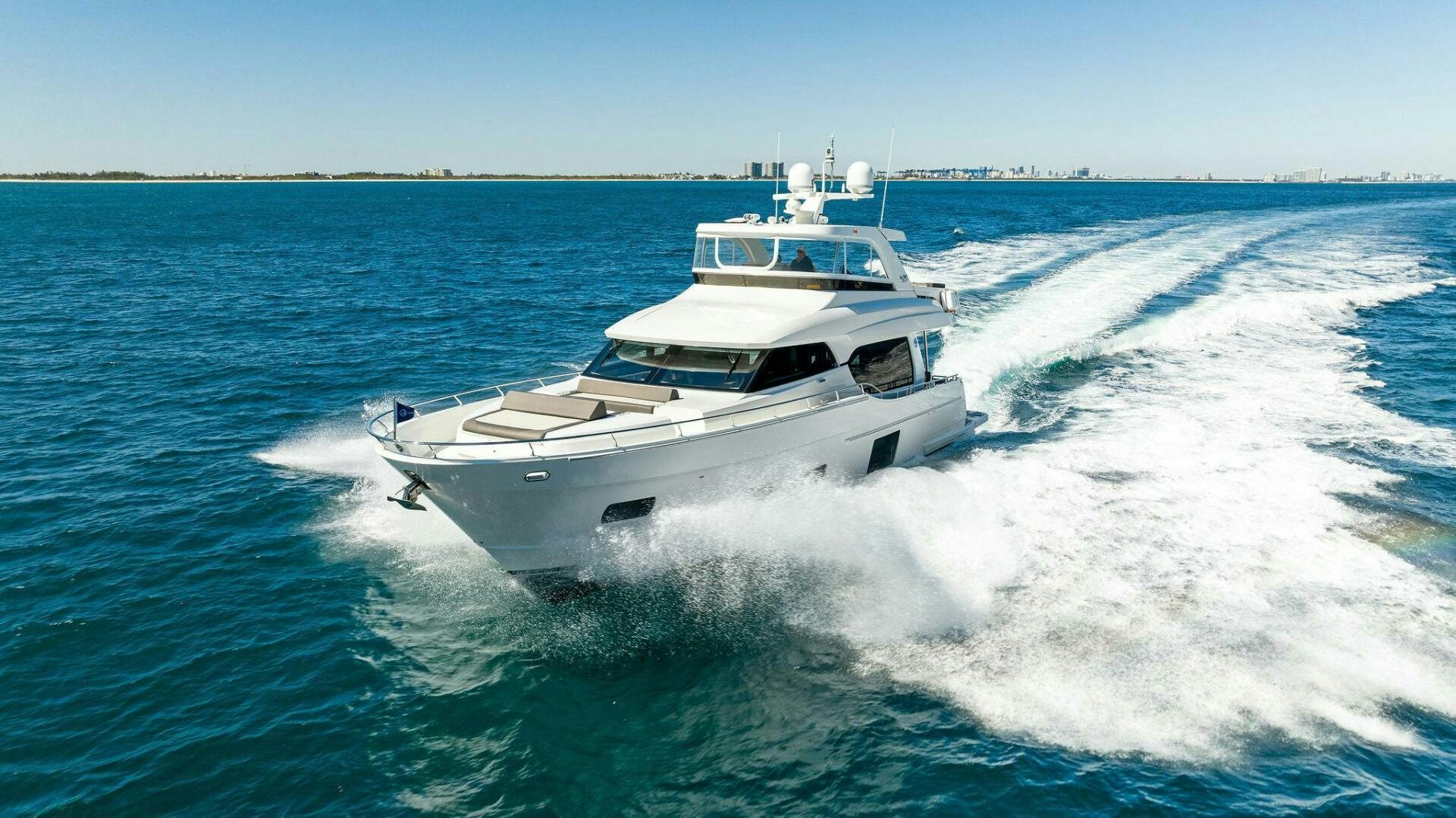a boat on the water aboard SUNNY SEAJAY Yacht for Sale