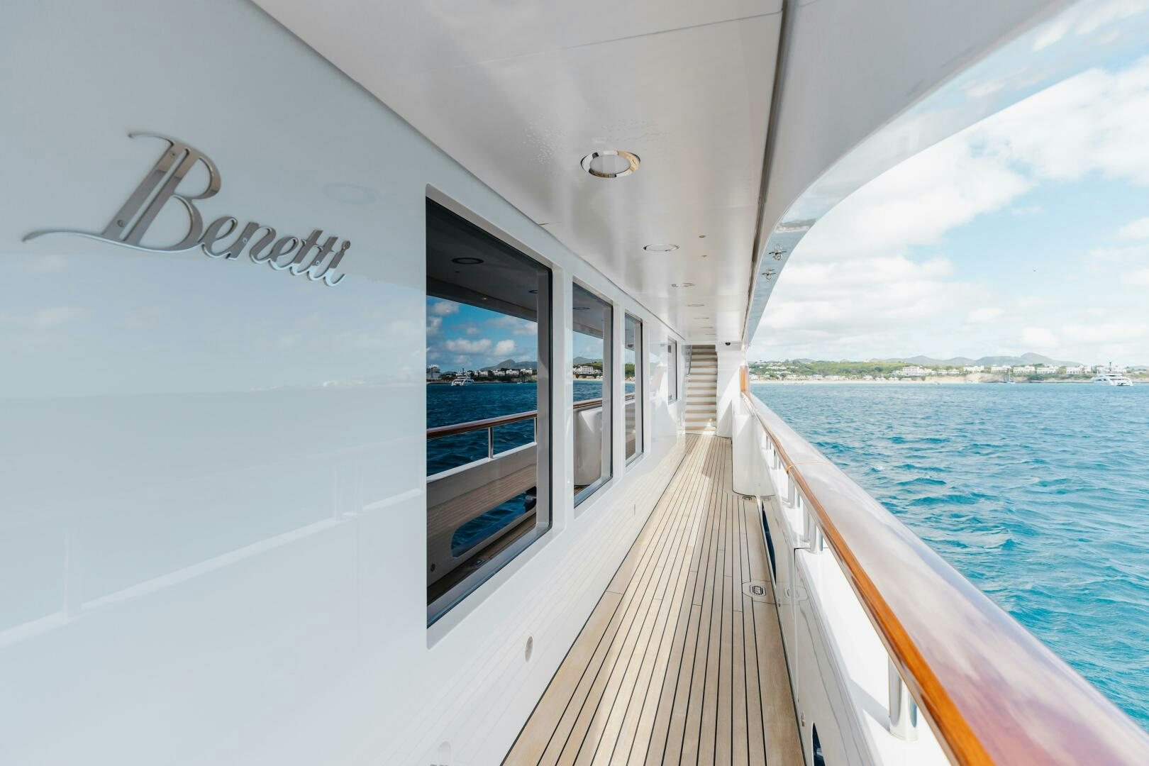 a boat on the water aboard Q Yacht for Sale