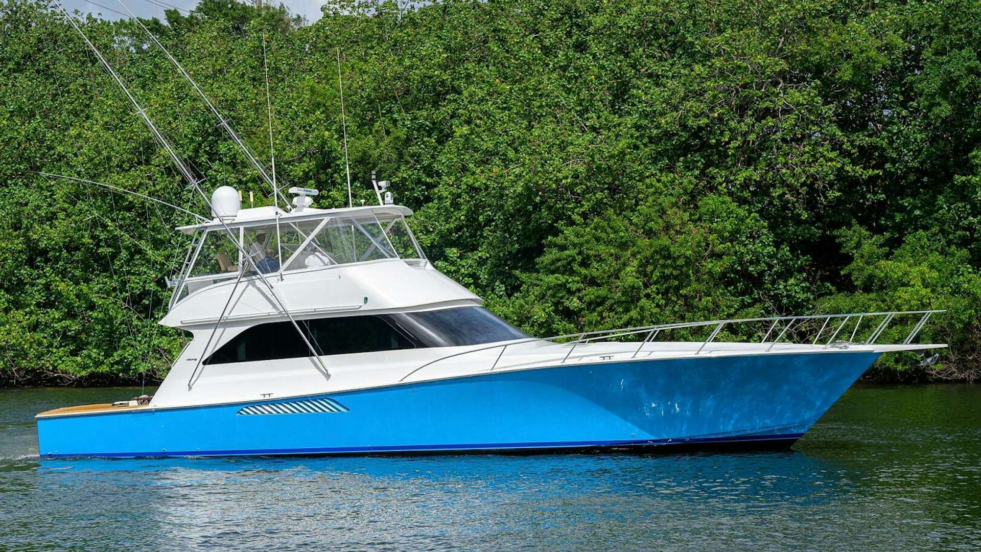 a boat on the water aboard BLUE EYES Yacht for Sale