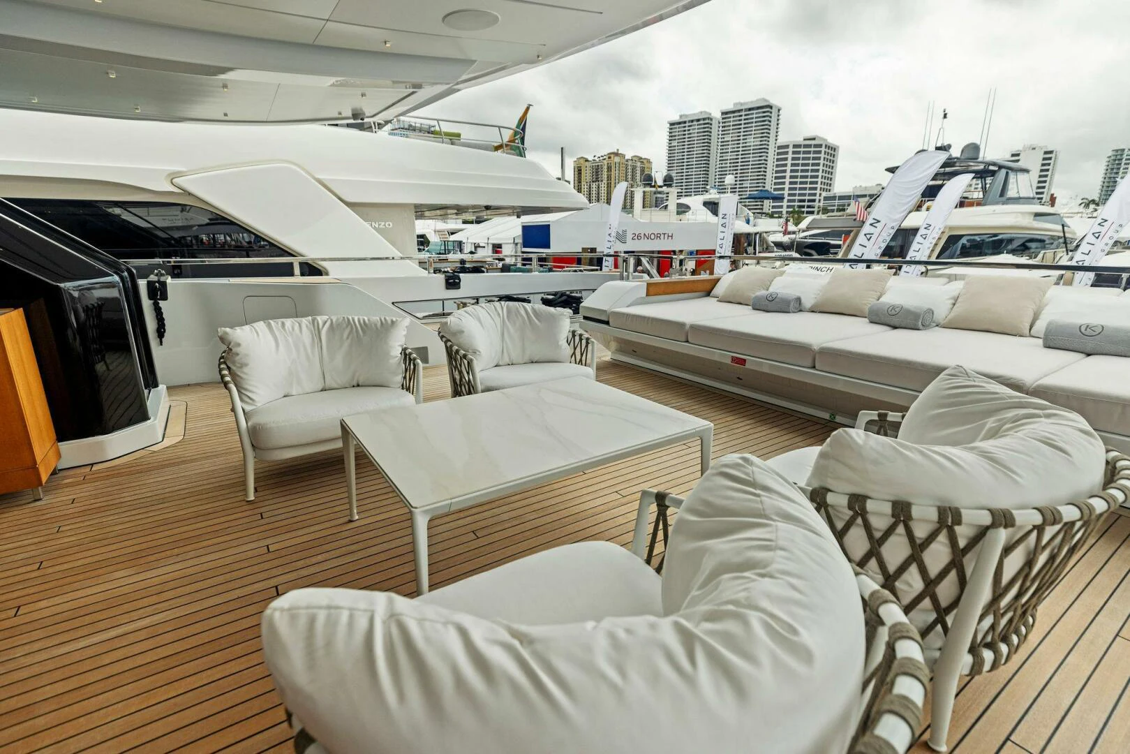 a boat on the water aboard KAMAKASA Yacht for Sale
