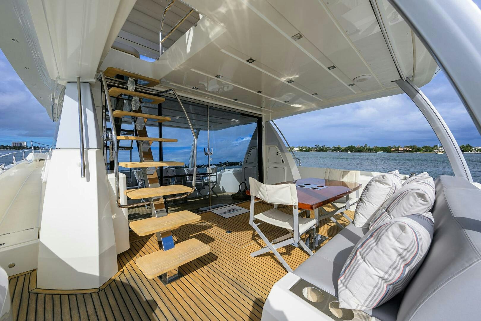 inside of a boat aboard 2016 68 PRESTIGE Yacht for Sale