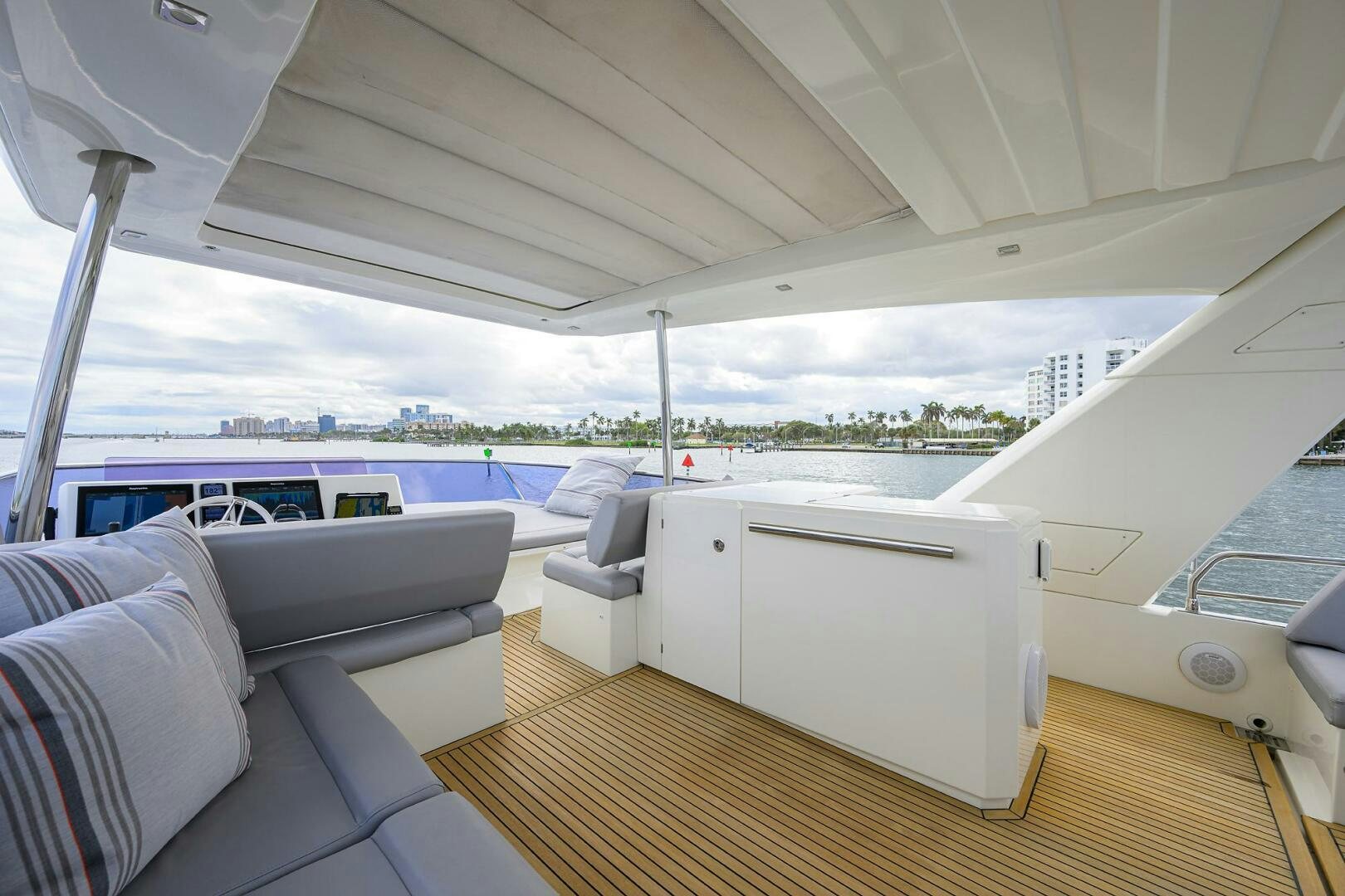 inside of a boat aboard 2016 68 PRESTIGE Yacht for Sale