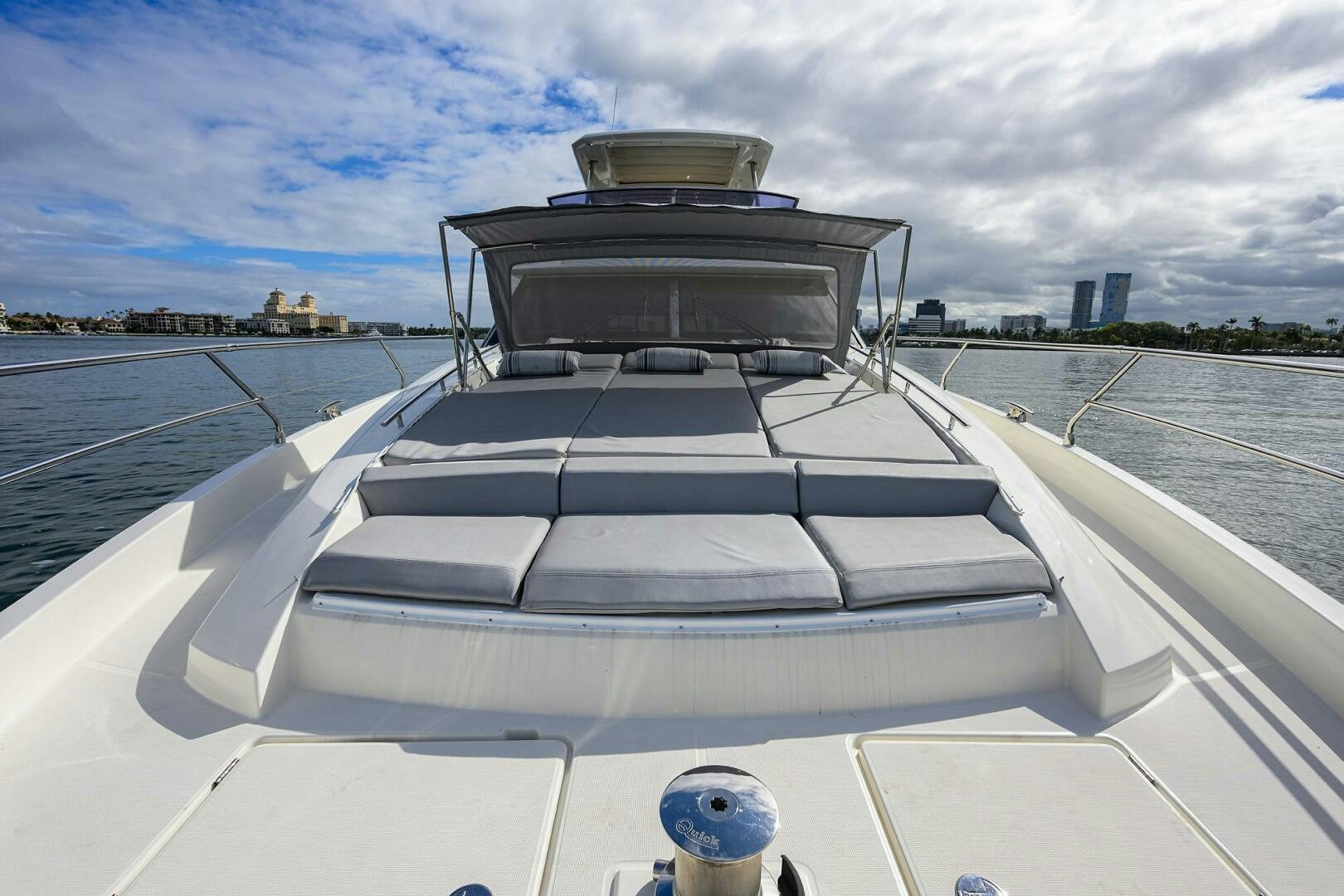 a boat on a body of water aboard 2016 68 PRESTIGE Yacht for Sale