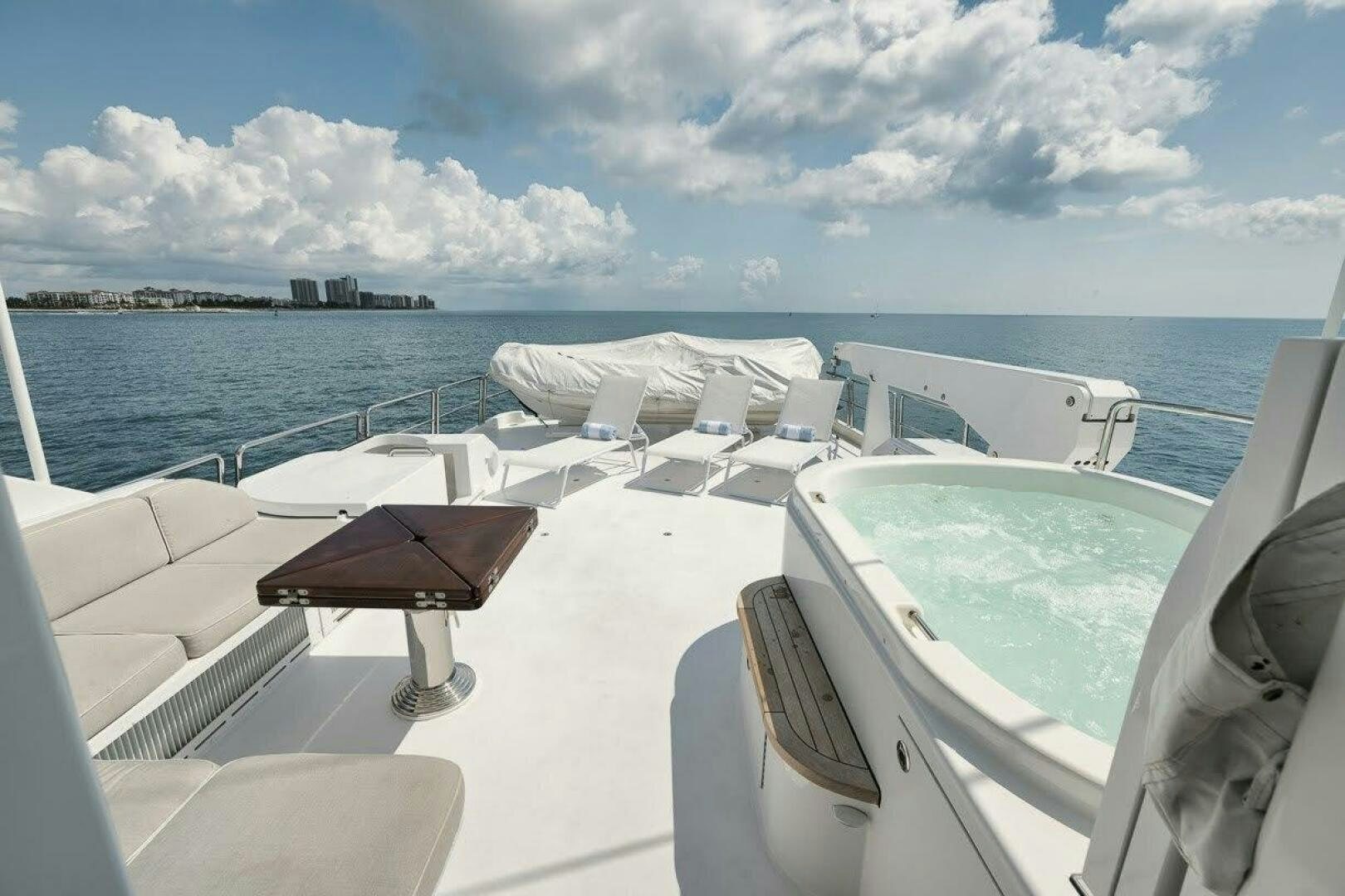 a boat on the water aboard SLEEPOVER Yacht for Sale