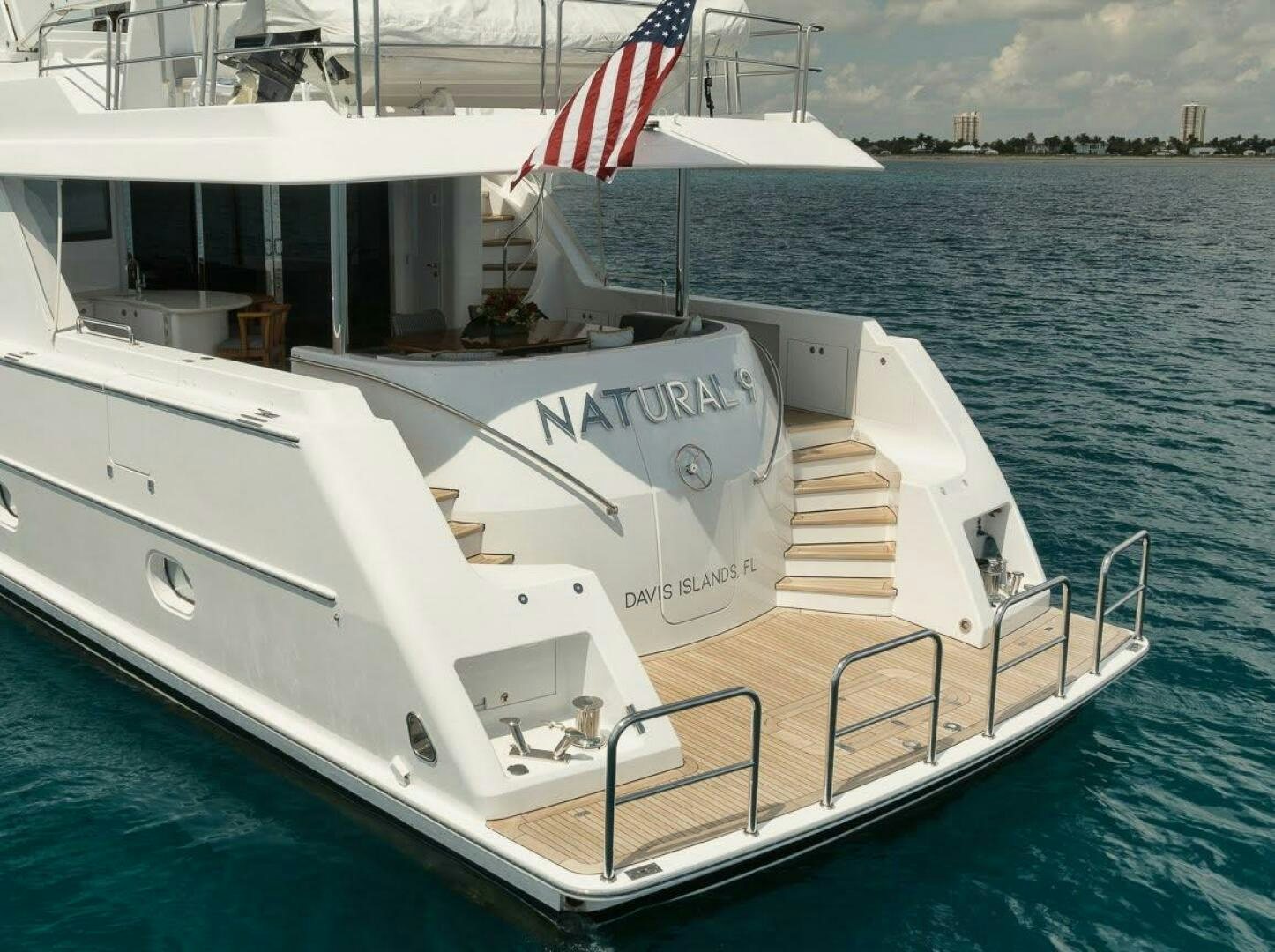 a boat on the water aboard SLEEPOVER Yacht for Sale