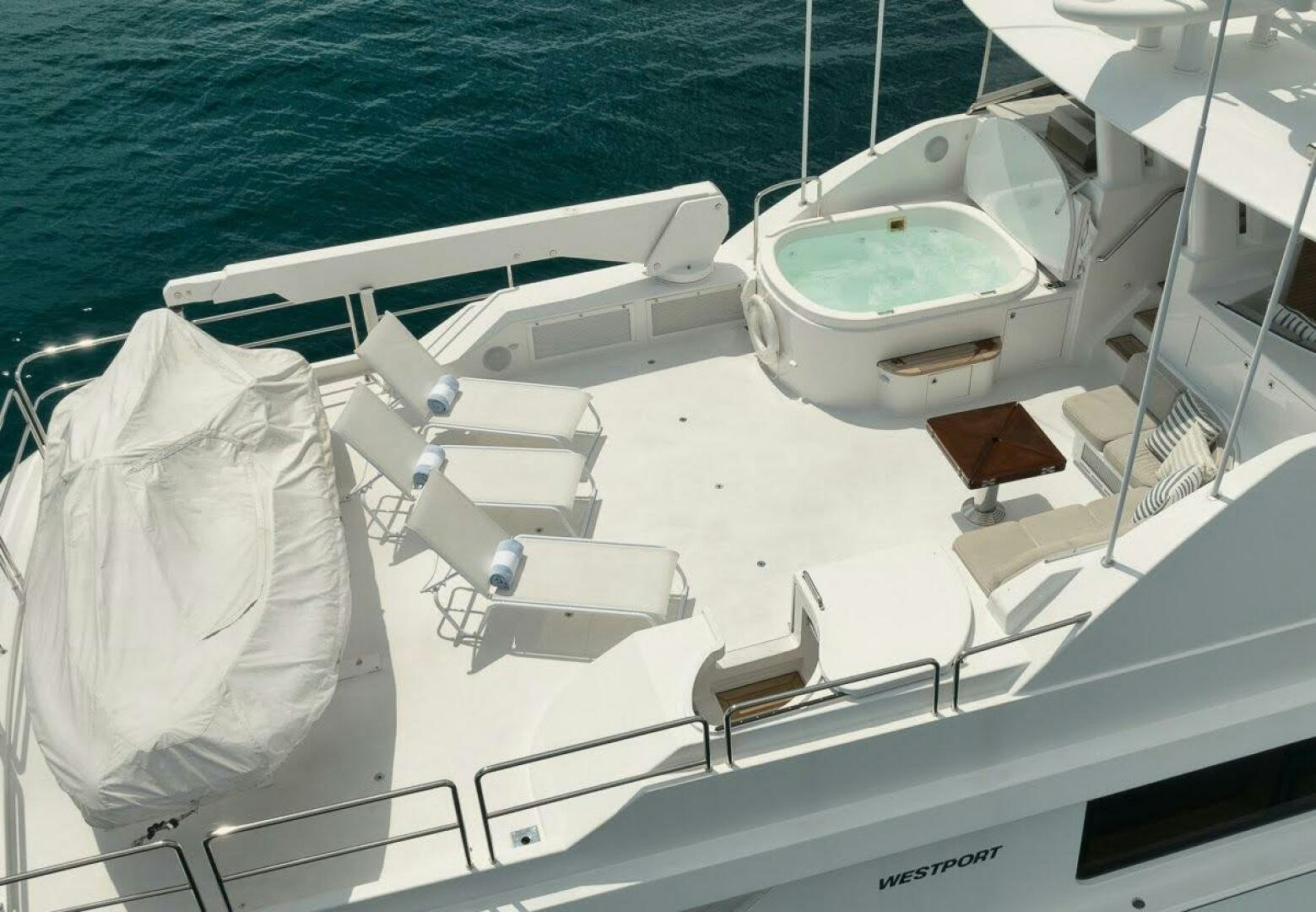 a boat on the water aboard SLEEPOVER Yacht for Sale