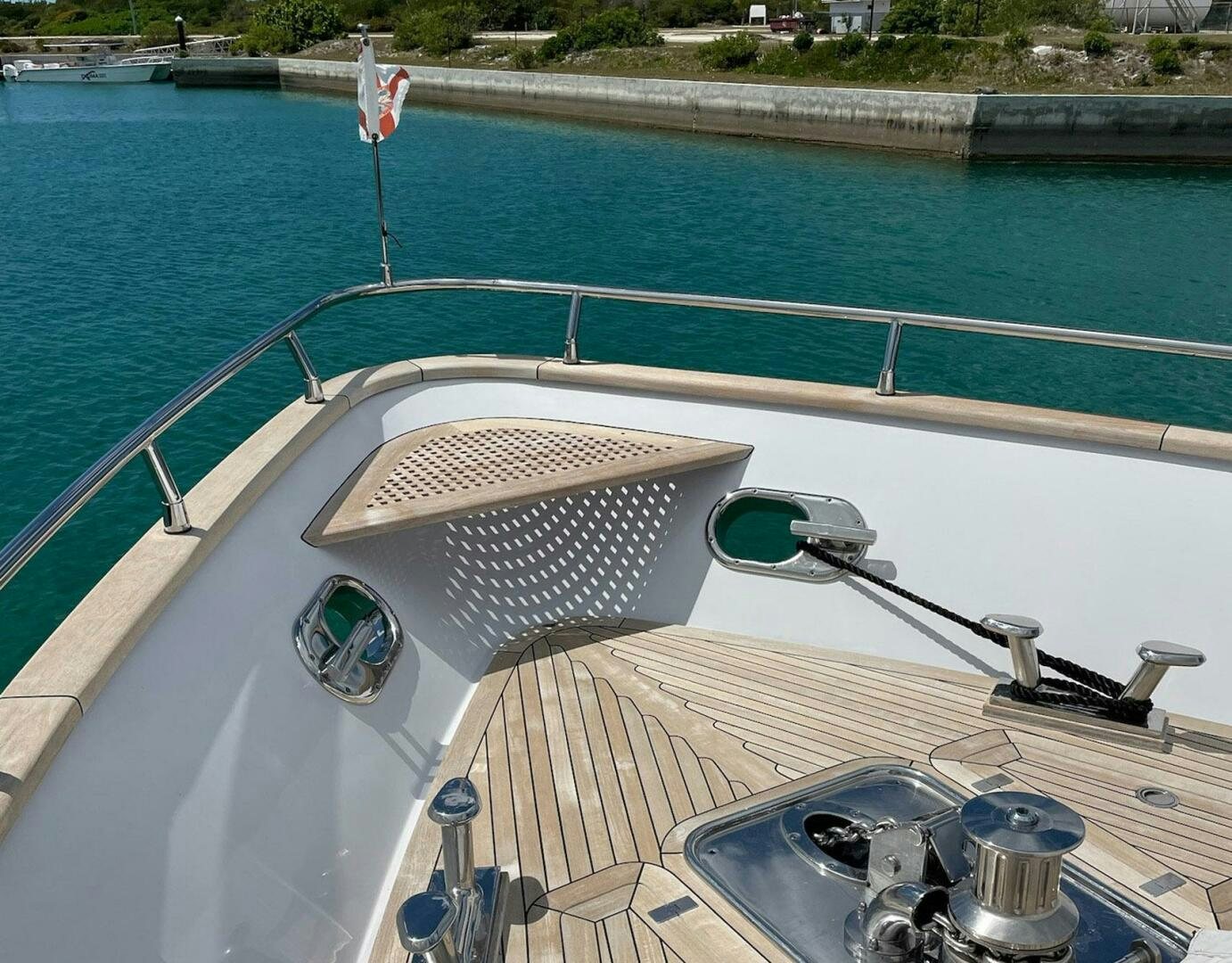 a boat on the water aboard MISS TER Yacht for Sale