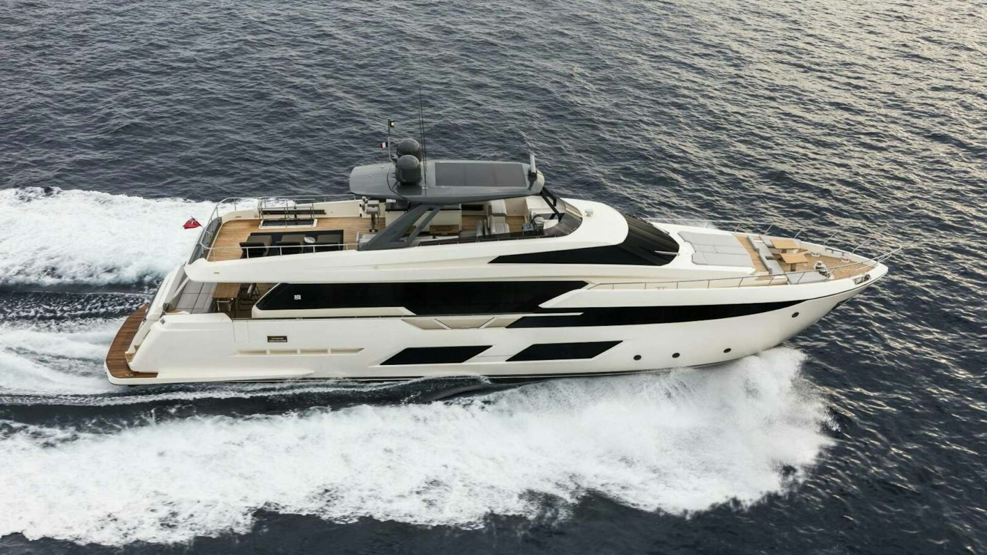 a boat on the water aboard SILHOUETTE Yacht for Sale