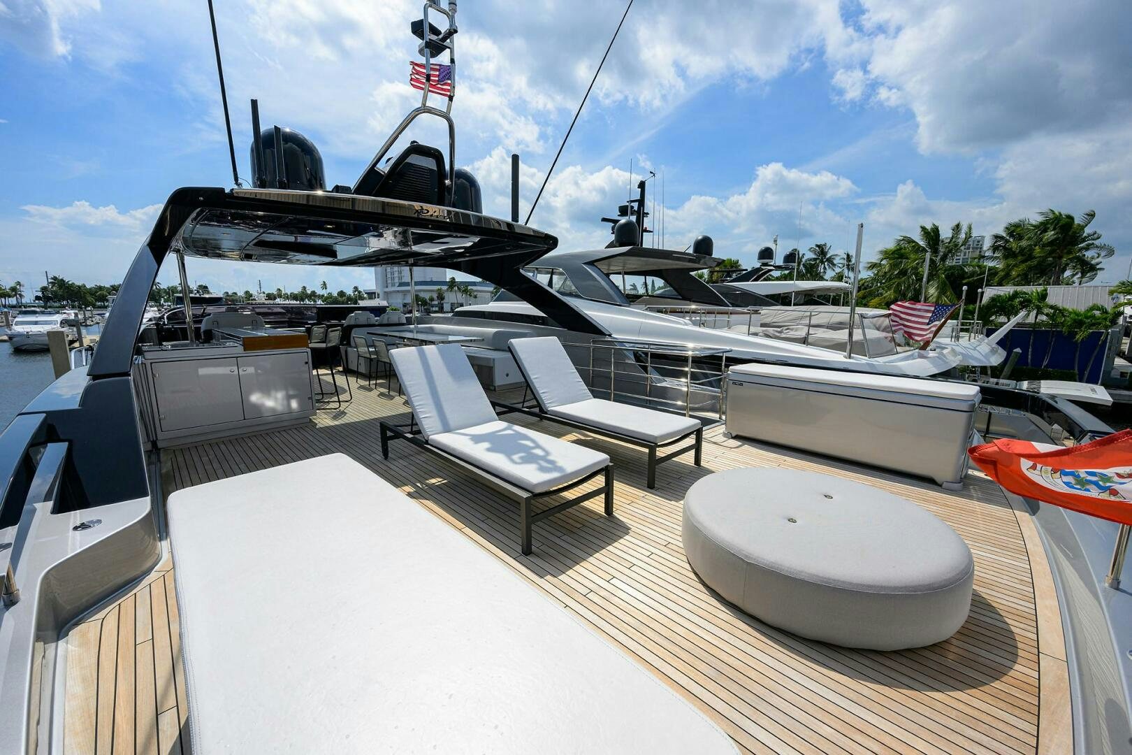 a boat on the water aboard 90 RIVA 2023 Yacht for Sale