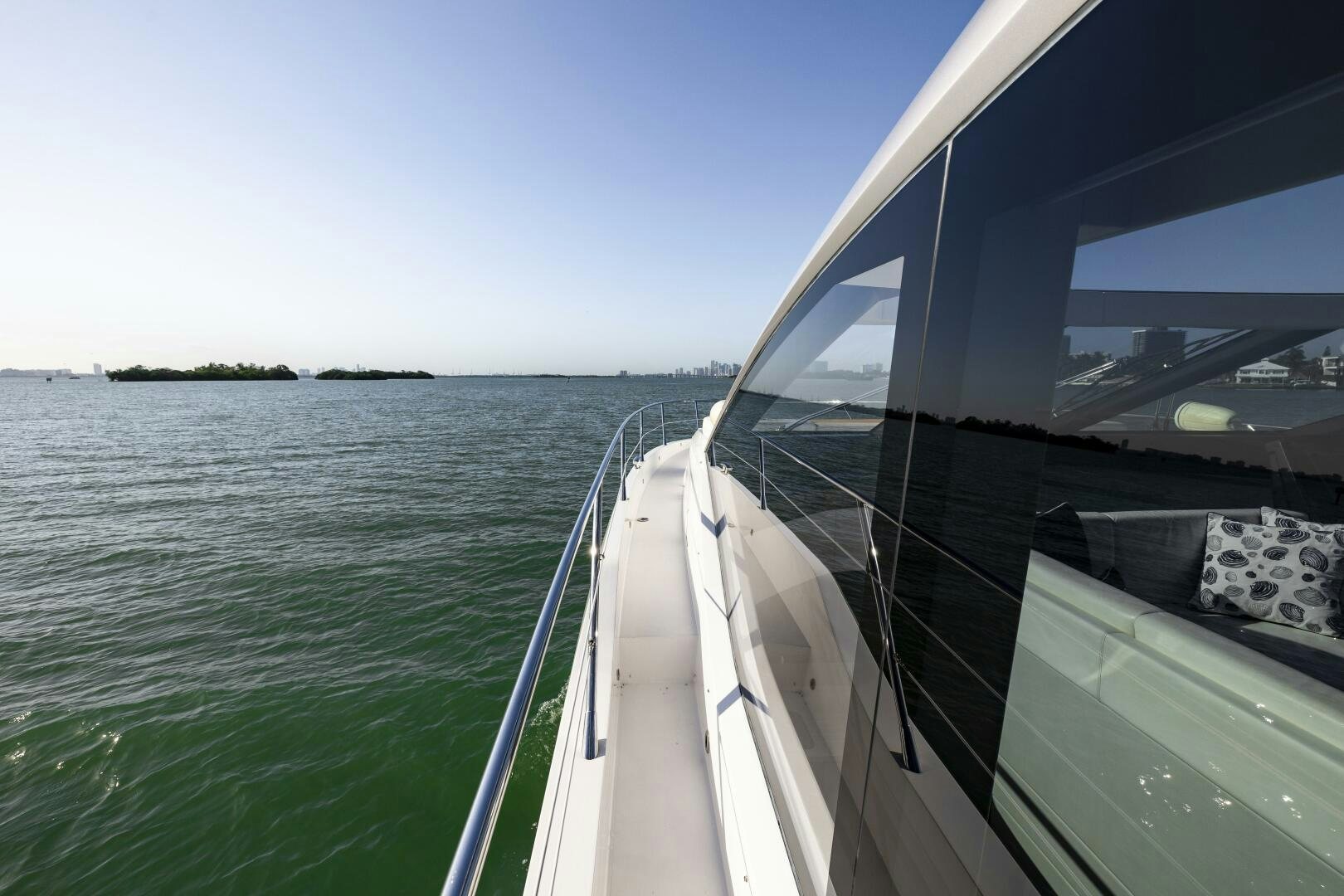 a boat on the water aboard H Yacht for Sale
