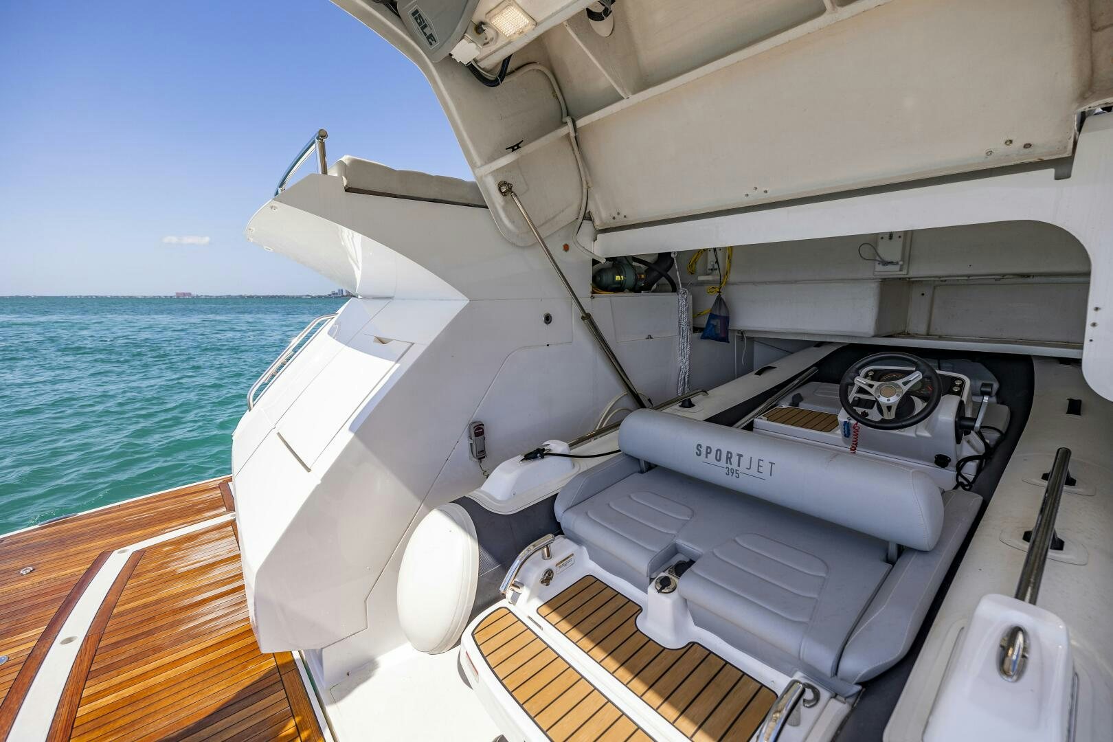 a boat on the water aboard H Yacht for Sale