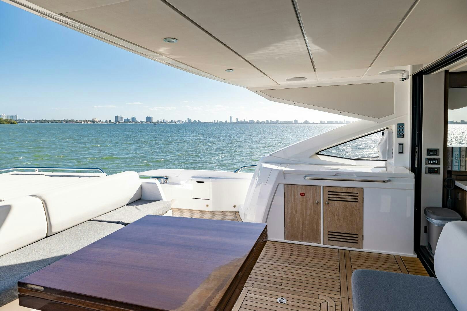 a boat on the water aboard H Yacht for Sale