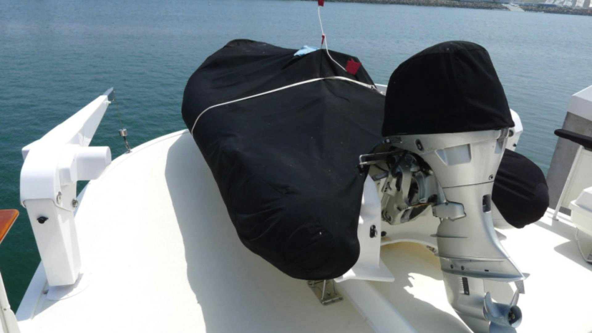 a person in a boat aboard DAKOTA Yacht for Sale