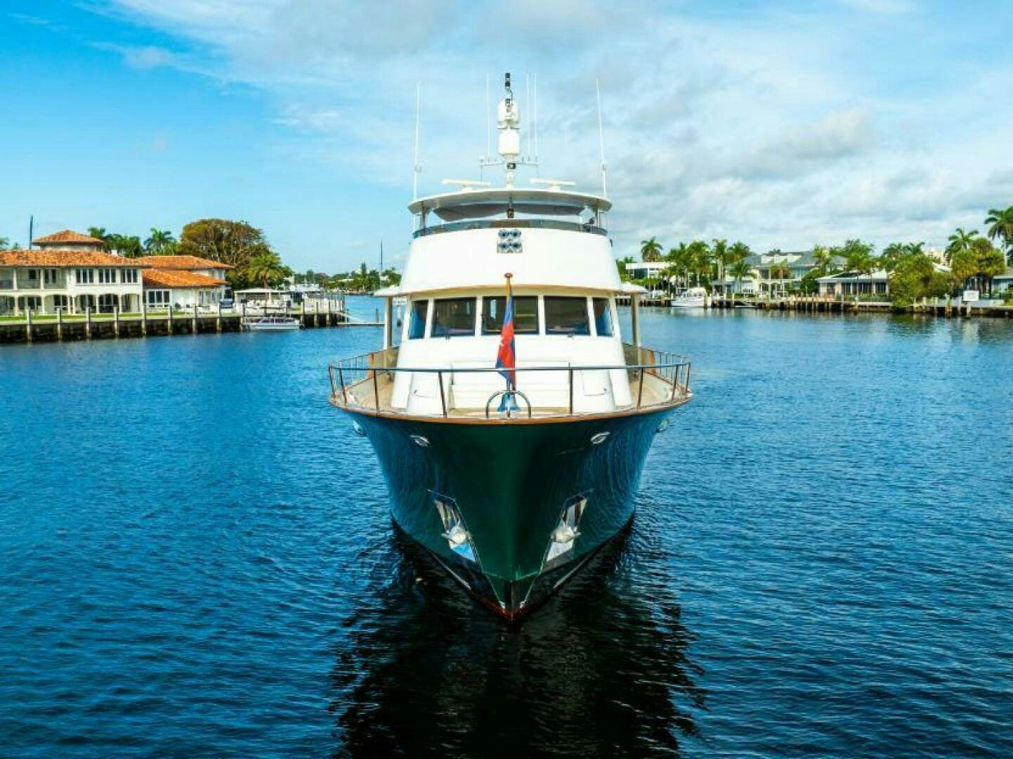 a boat in the water aboard STARLIGHT Yacht for Sale