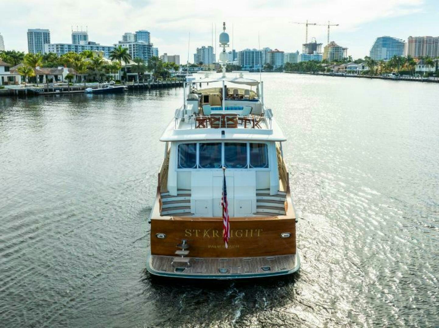 a boat on the water aboard STARLIGHT Yacht for Sale