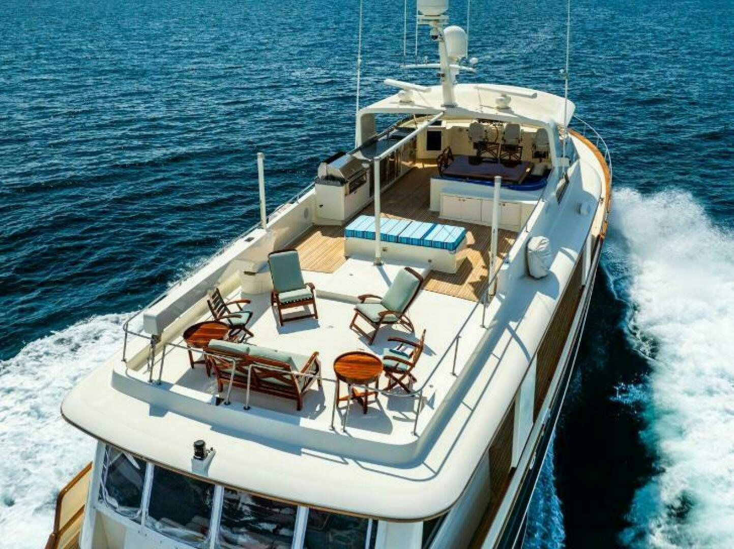 a boat on the water aboard STARLIGHT Yacht for Sale