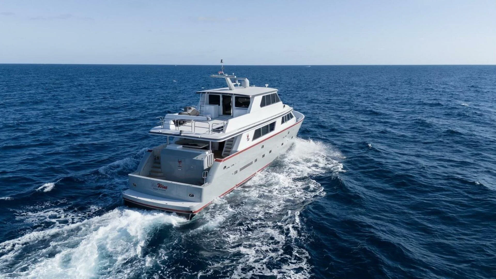 a boat on the water aboard UN WINE Yacht for Sale