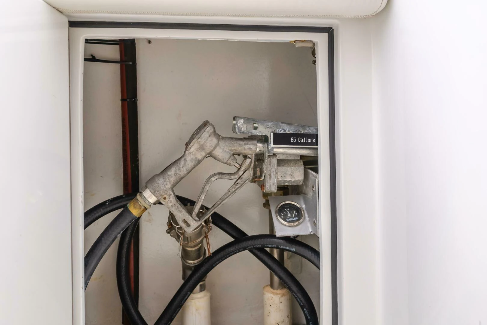 a machine with wires aboard UNDAUNTED Yacht for Sale