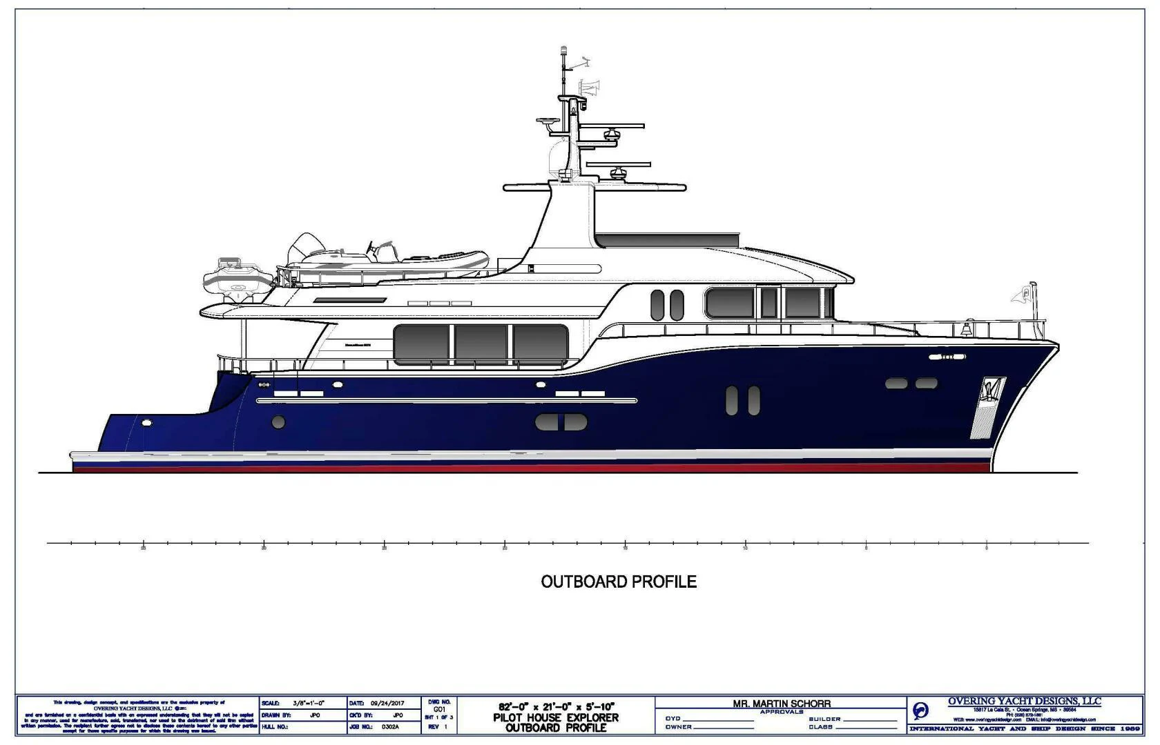 diagram, engineering drawing aboard UNDAUNTED Yacht for Sale