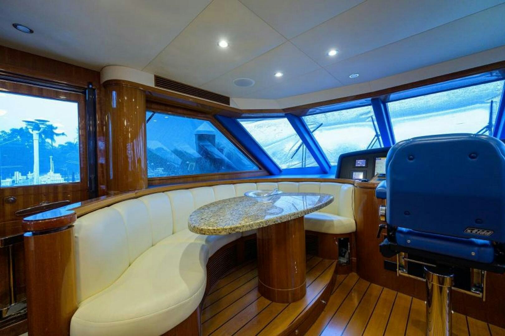 inside of a bus aboard BARNSTAR Yacht for Sale