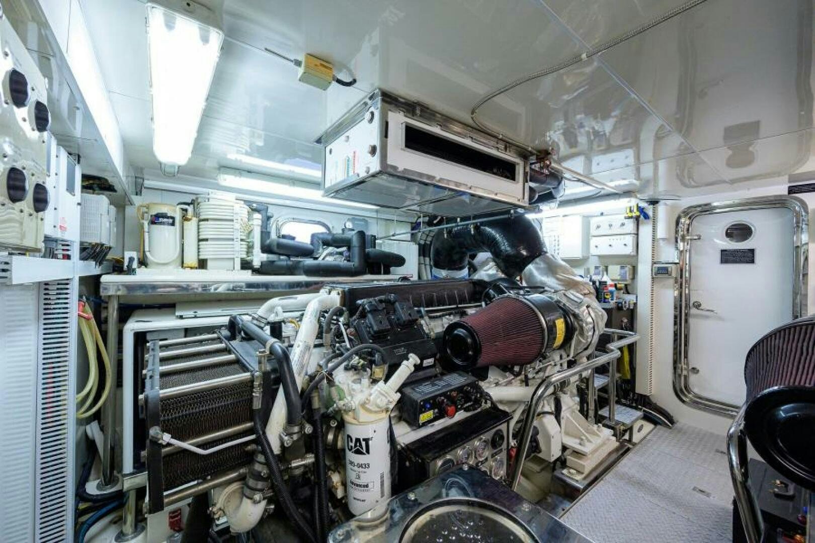 a room with machinery aboard BARNSTAR Yacht for Sale