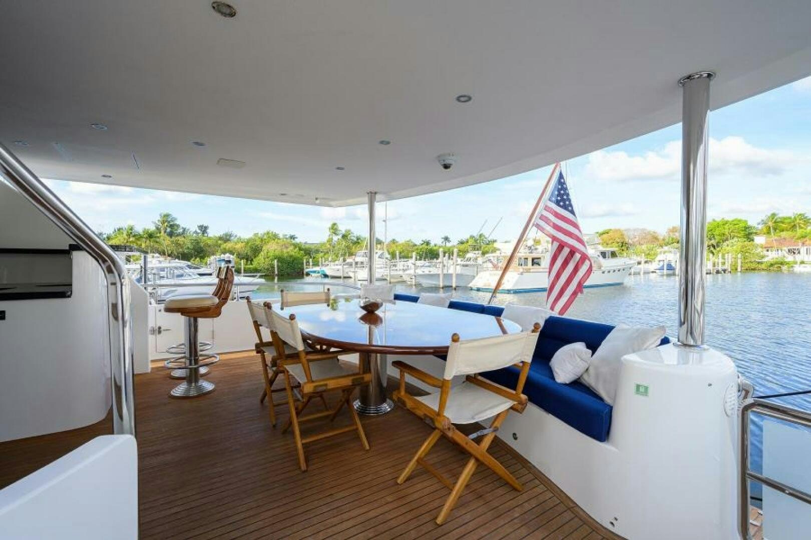 a boat on the water aboard BARNSTAR Yacht for Sale