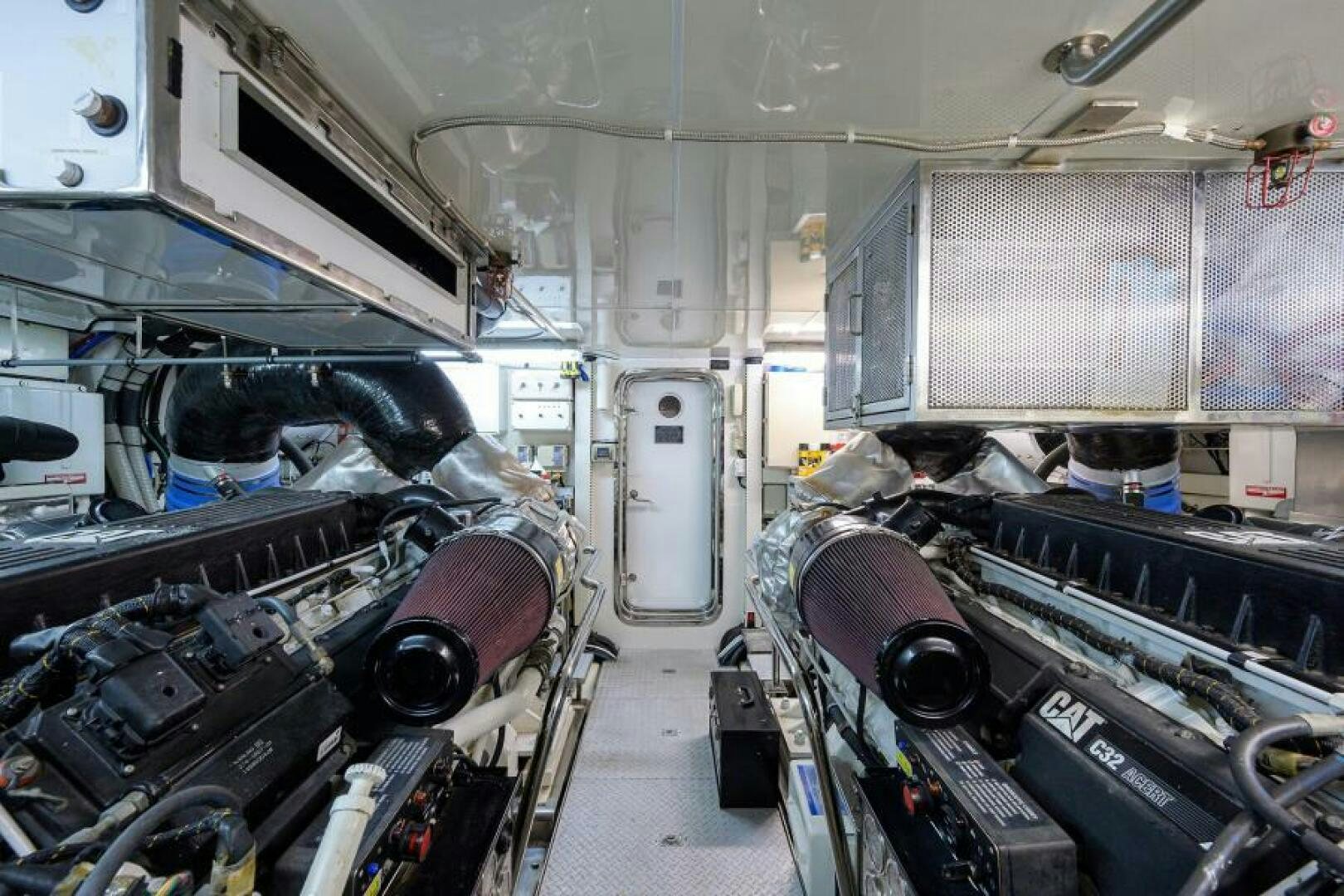 a room full of machines aboard BARNSTAR Yacht for Sale