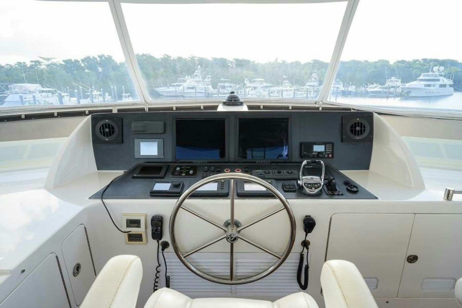 the inside of a boat aboard BARNSTAR Yacht for Sale